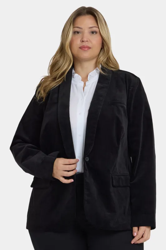 Tuxedo Jacket In Plus Size - Black sold by NYDJ