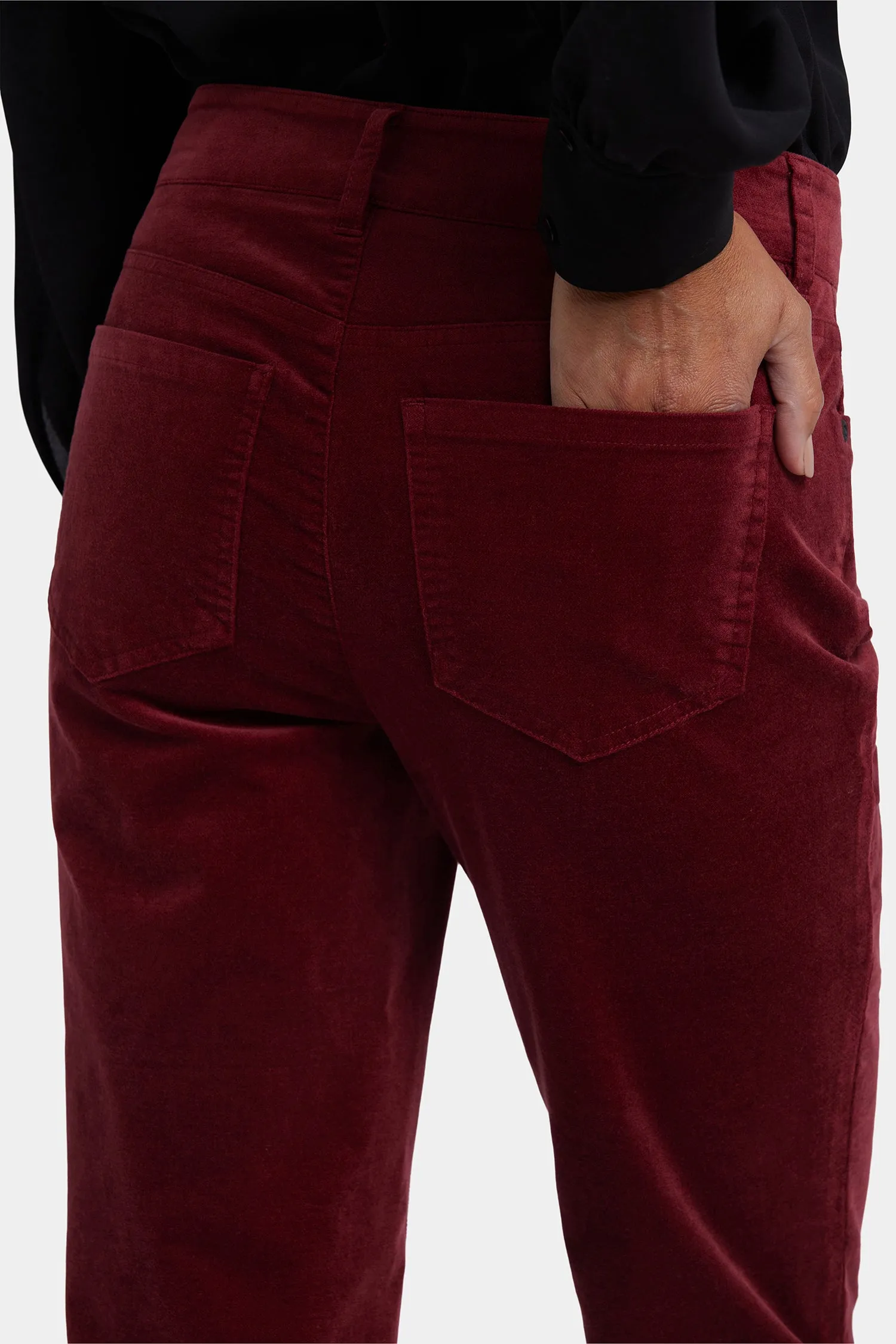 Marilyn Straight Pants In Petite - Wild Currant sold by NYDJ product image thumbnail 5