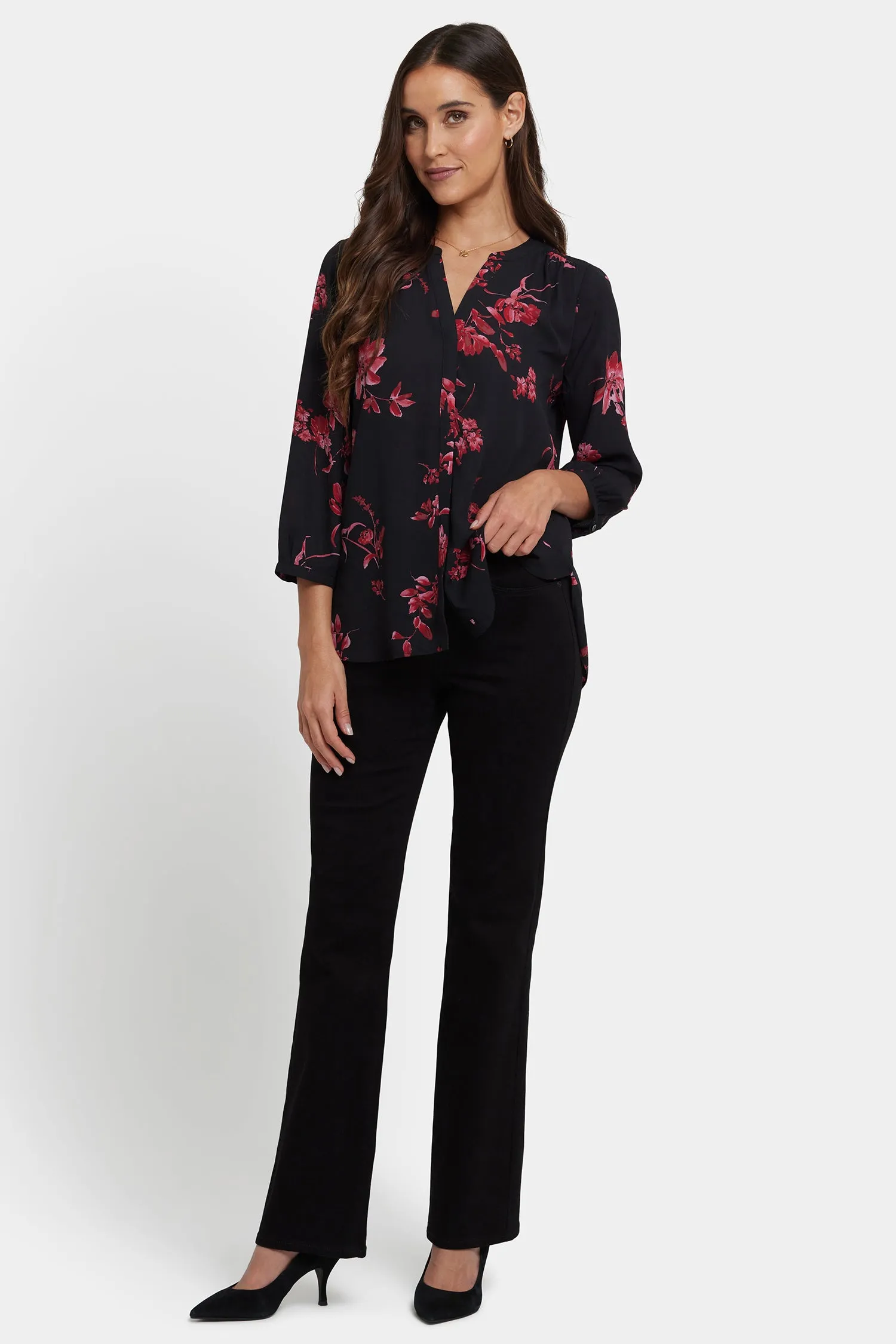 Pintuck Blouse - Vivienne sold by NYDJ product image thumbnail 4