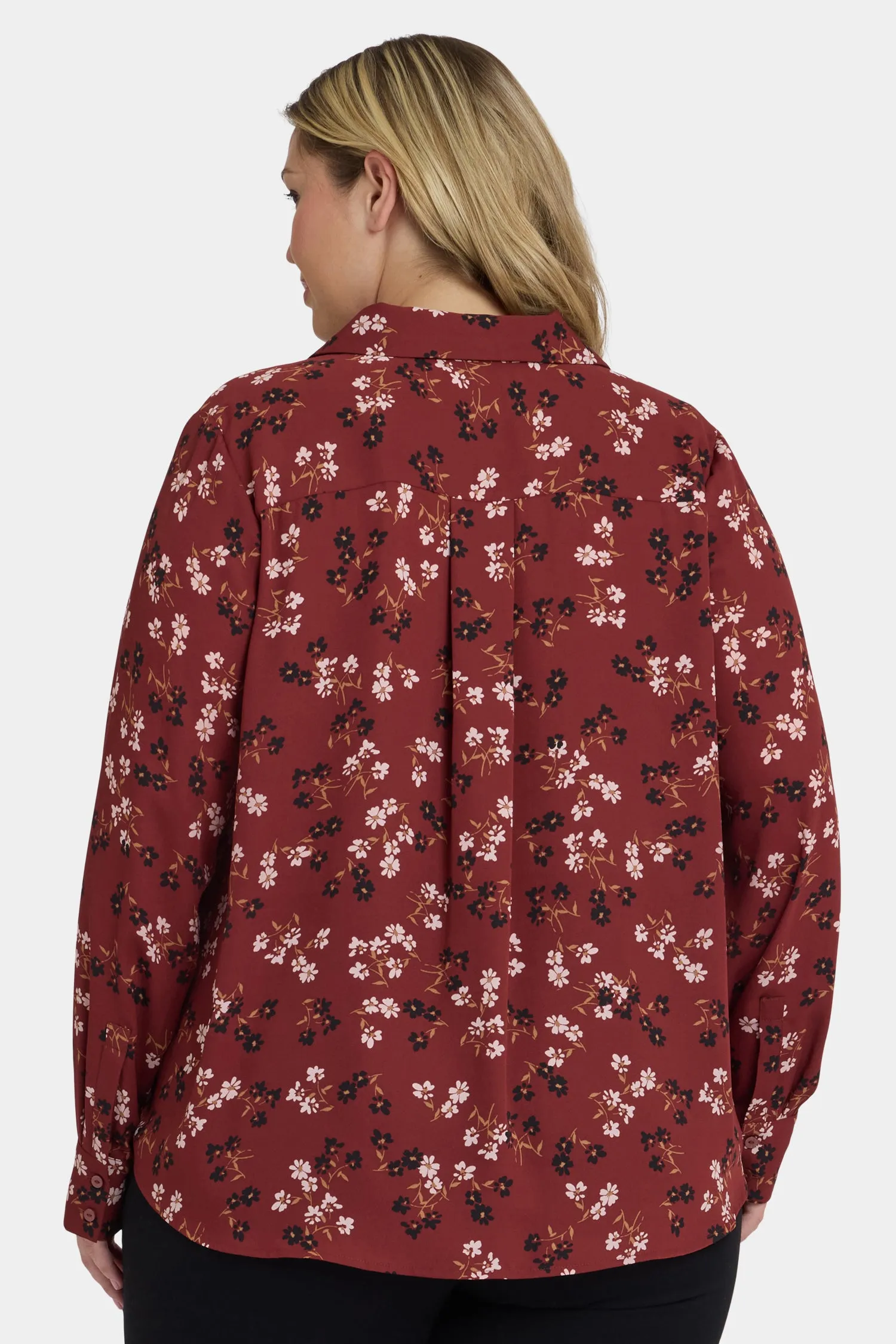 Tuxedo Blouse In Plus Size - Bienvenue sold by NYDJ product image thumbnail 2