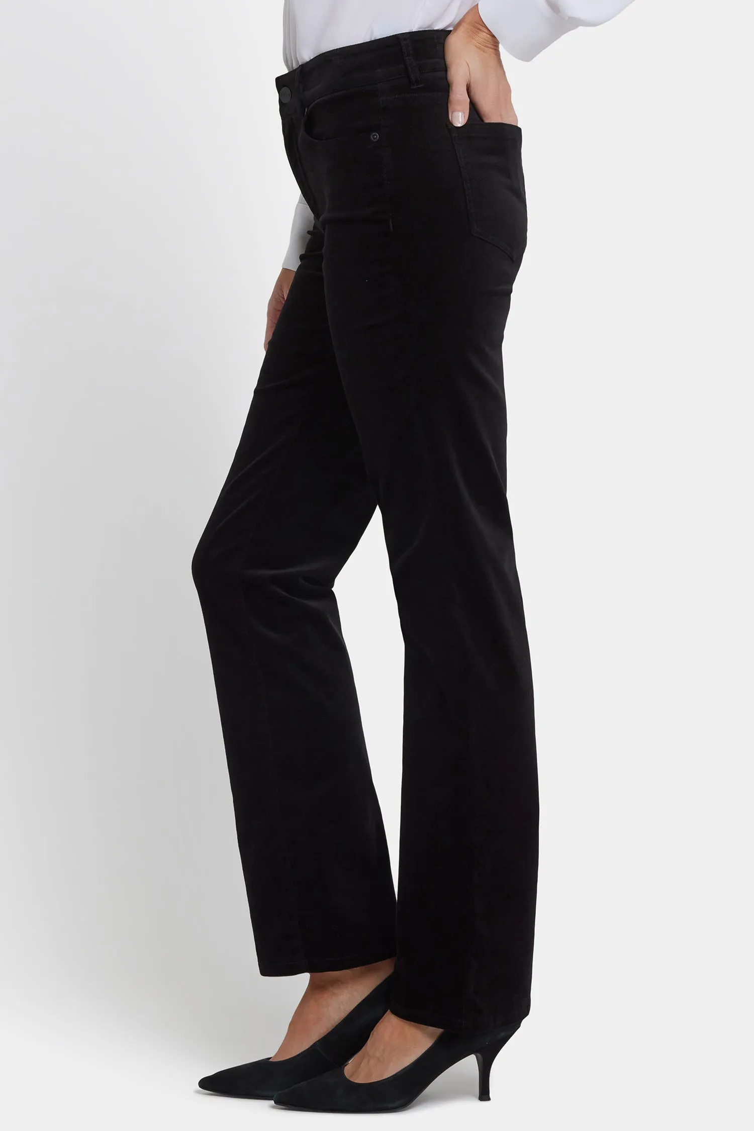 Marilyn Straight Pants In Petite - Black sold by NYDJ product image thumbnail 3