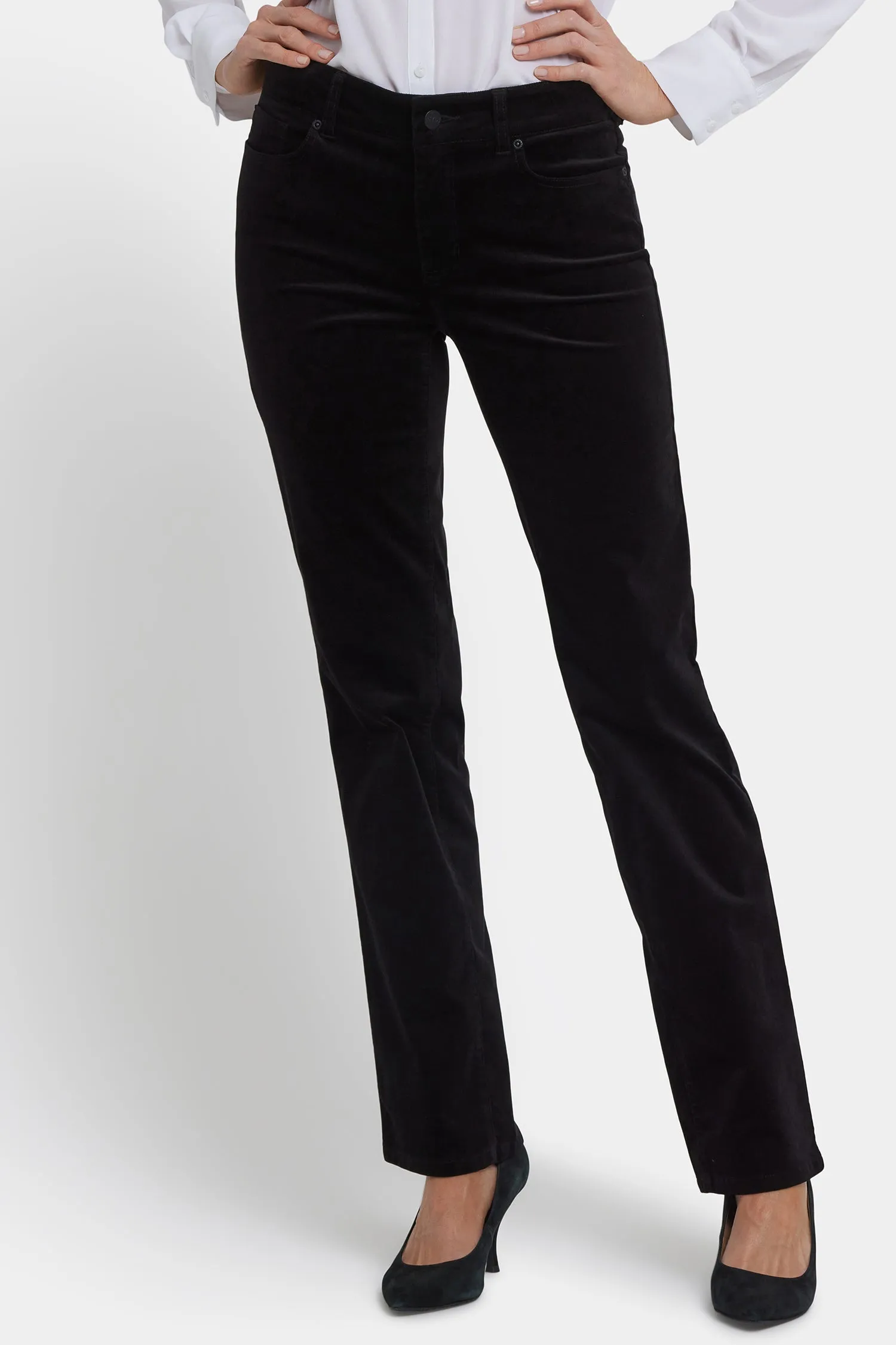 Marilyn Straight Pants In Petite - Black sold by NYDJ product image thumbnail 4