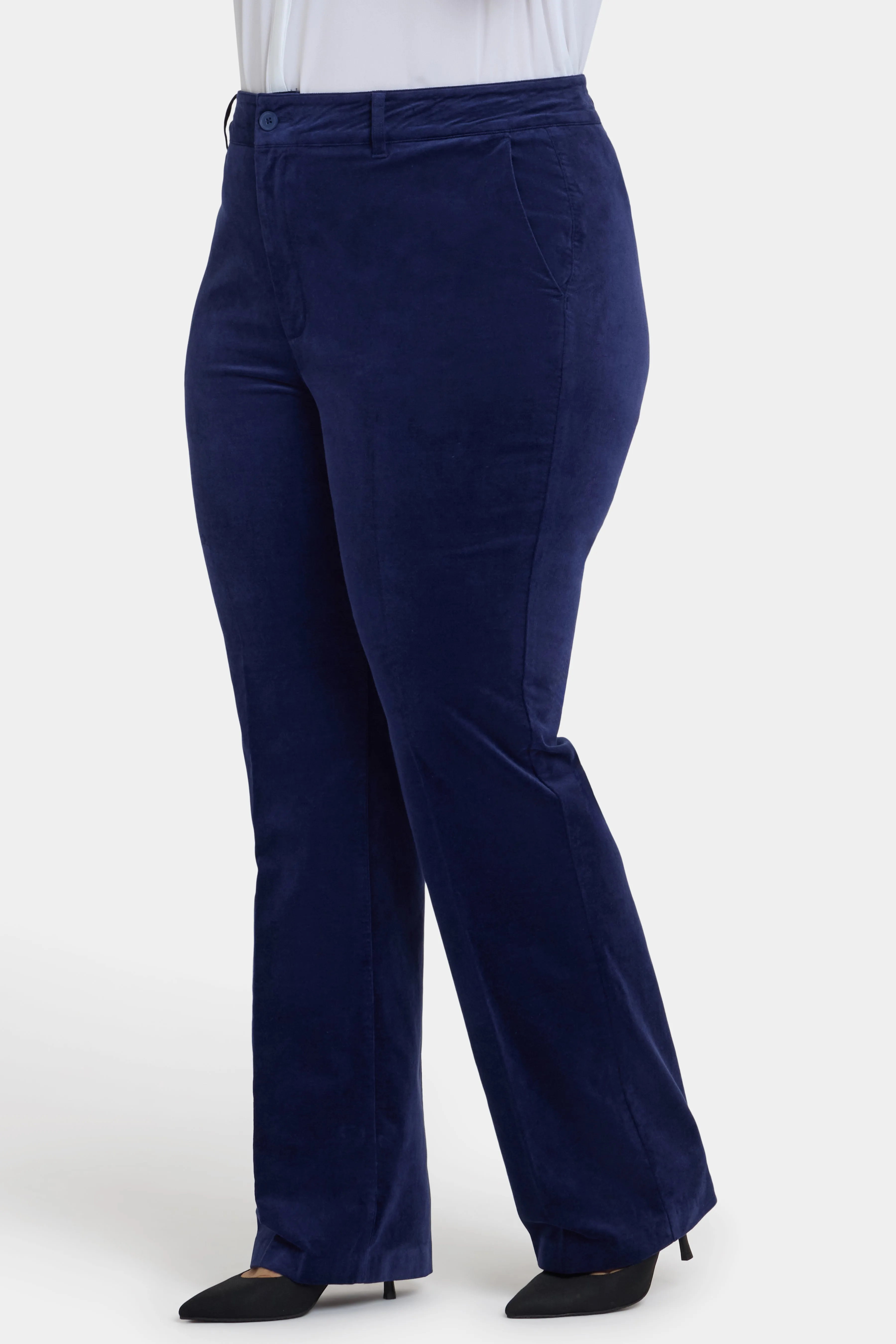 Straight Trouser Pants In Plus Size - Dark Sapphire sold by NYDJ product image thumbnail 3