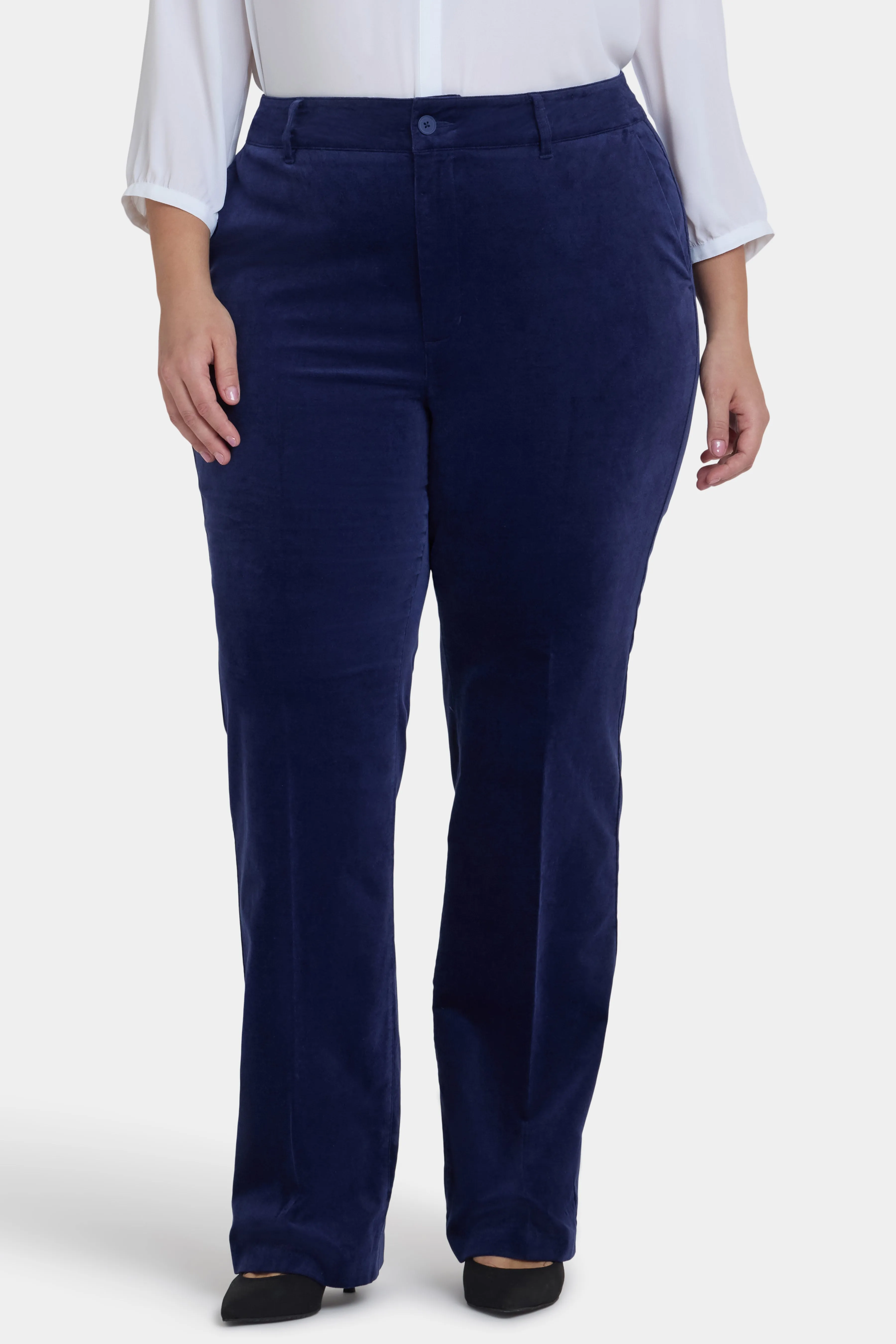 Straight Trouser Pants In Plus Size - Dark Sapphire sold by NYDJ product image thumbnail 4