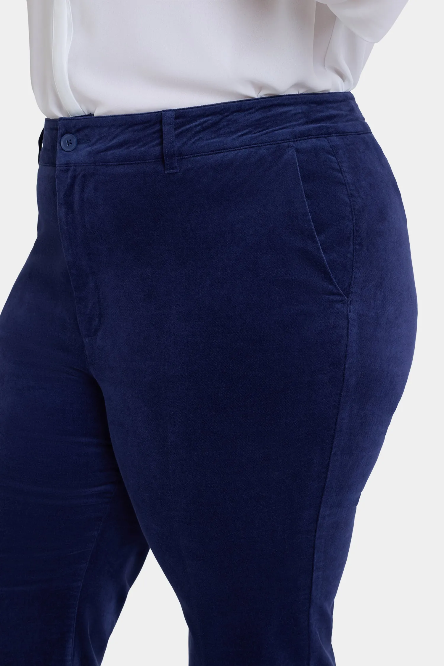 Straight Trouser Pants In Plus Size - Dark Sapphire sold by NYDJ product image thumbnail 5