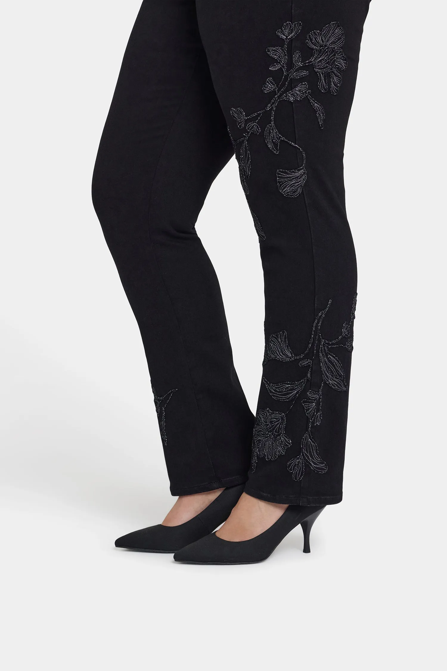 Marilyn Straight Jeans In Plus Size - Black Rinse sold by NYDJ product image thumbnail 2