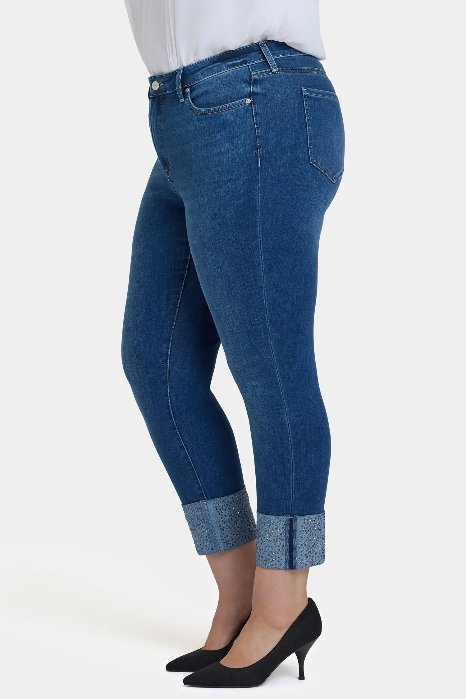 Sheri Slim Ankle Jeans In Plus Size - Vintage Lapis sold by NYDJ product image thumbnail 3