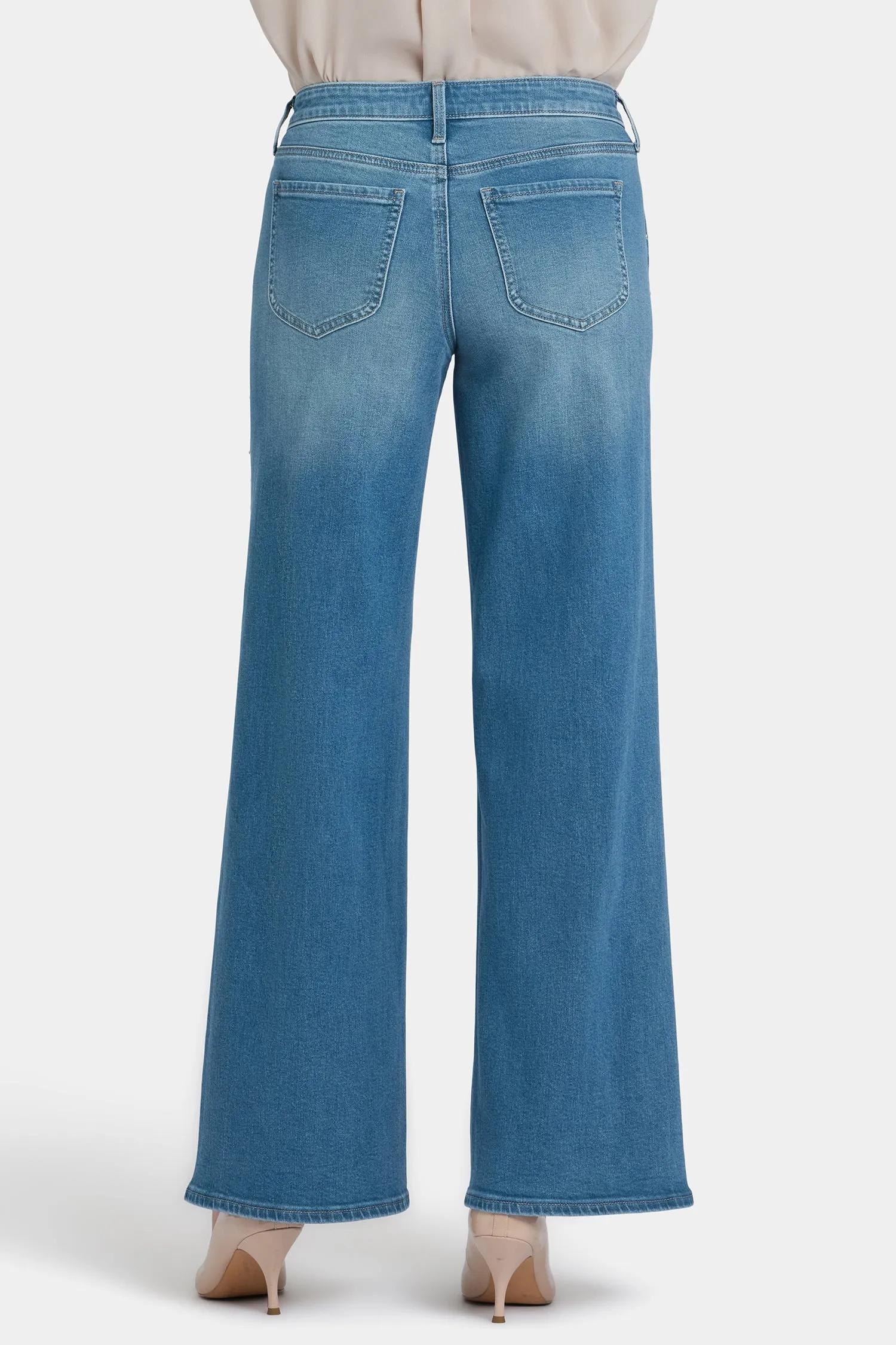 Teresa Wide Leg Jeans In Petite - Avenue Blue sold by NYDJ product image thumbnail 5