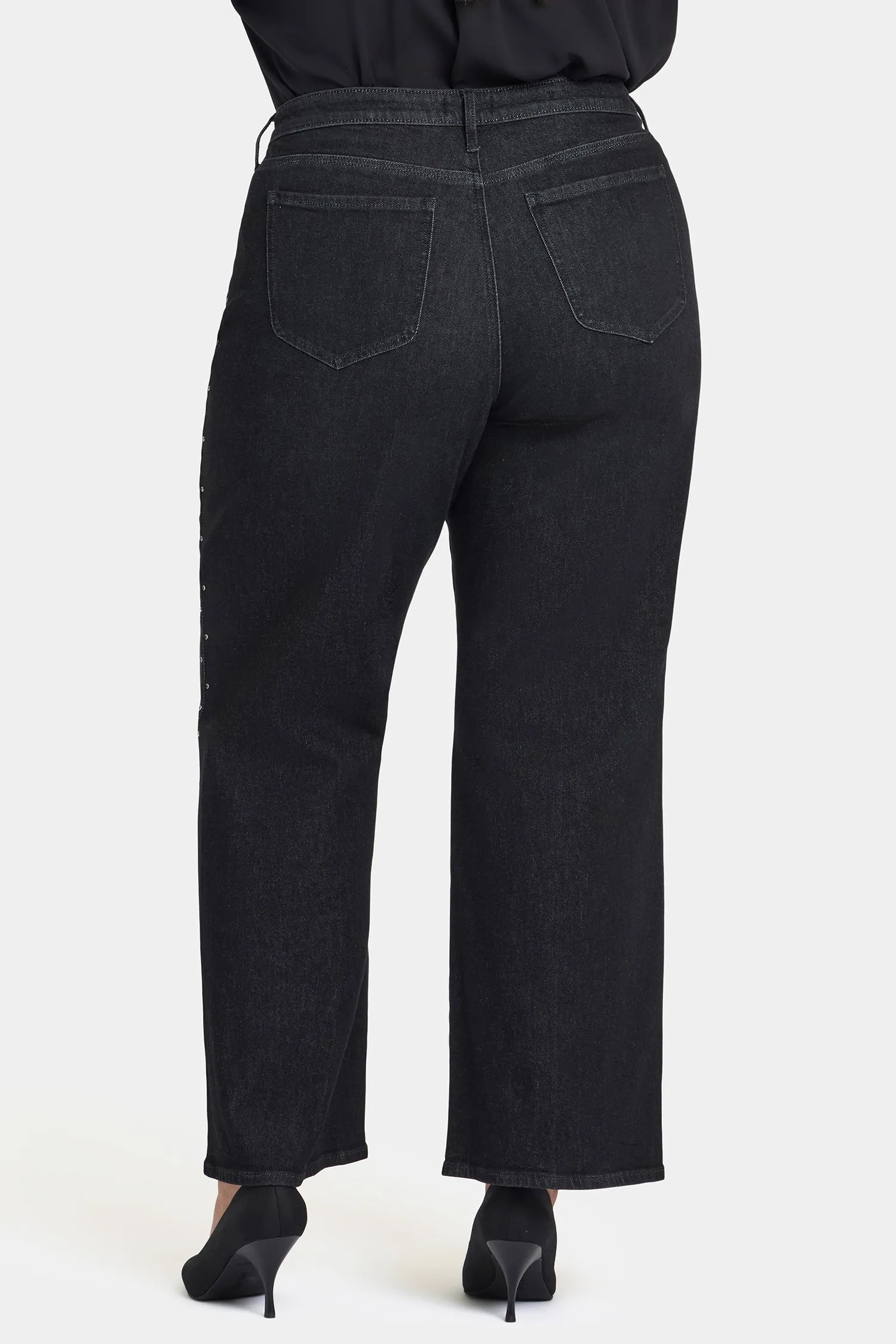 Teresa Wide Leg Jeans In Plus Size - French Nightfall sold by NYDJ product image thumbnail 5