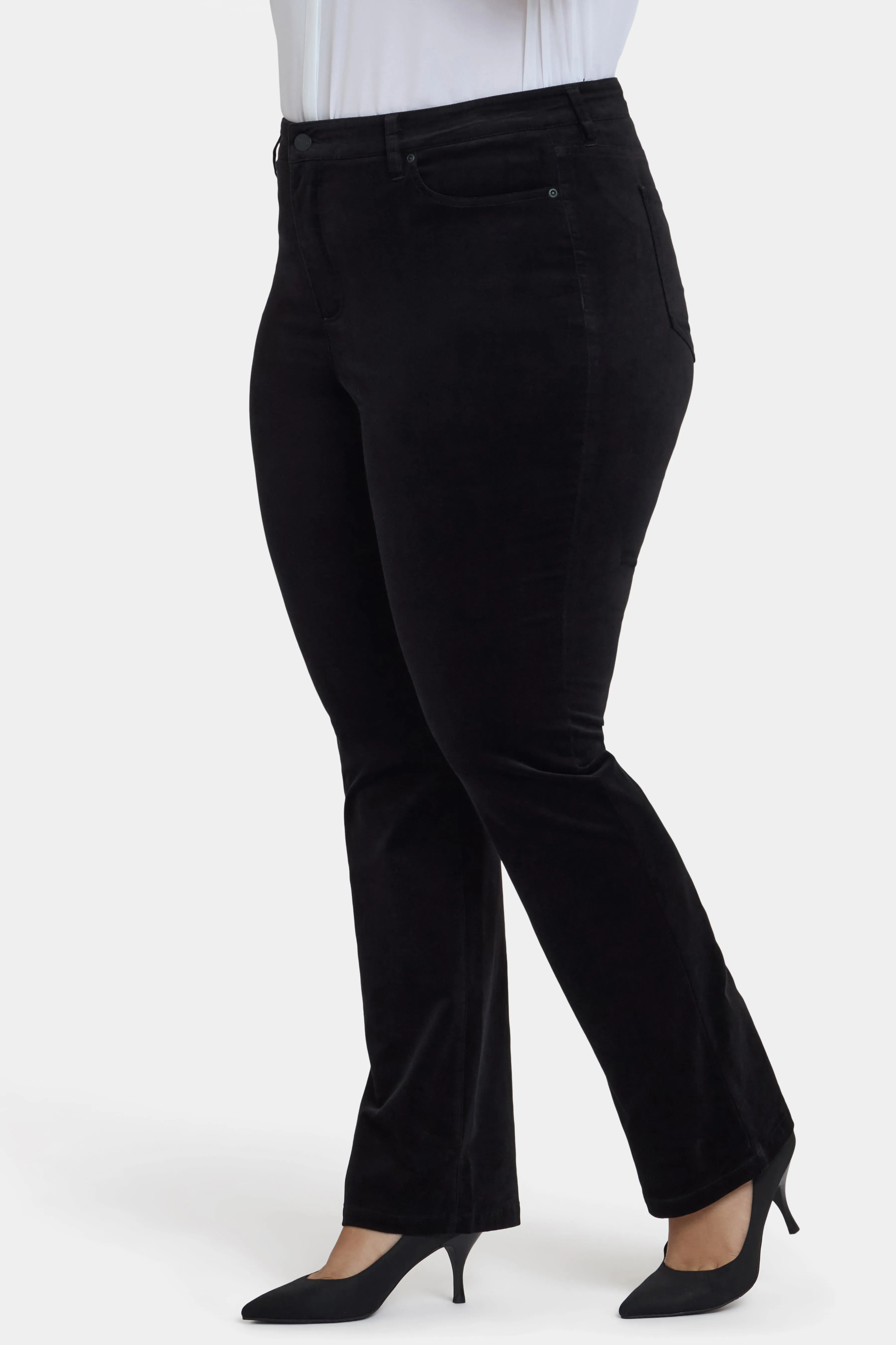 Marilyn Straight Pants In Plus Size - Black sold by NYDJ product image thumbnail 3