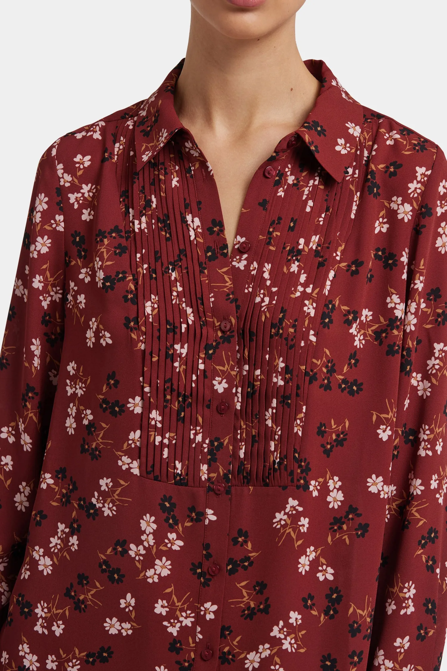 Tuxedo Blouse - Bienvenue sold by NYDJ product image thumbnail 2