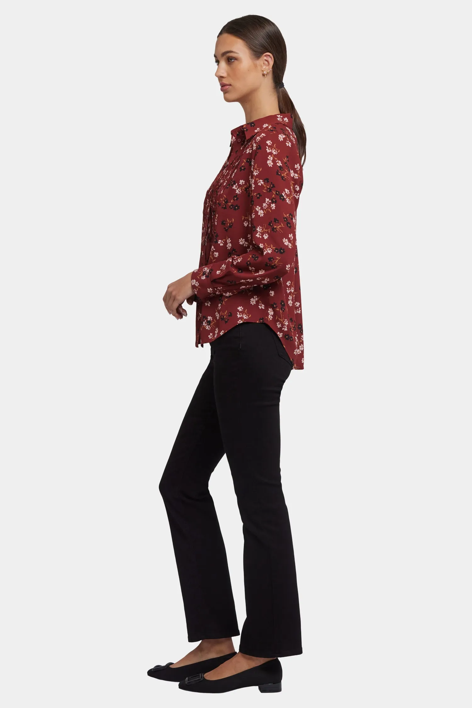 Tuxedo Blouse - Bienvenue sold by NYDJ product image thumbnail 4