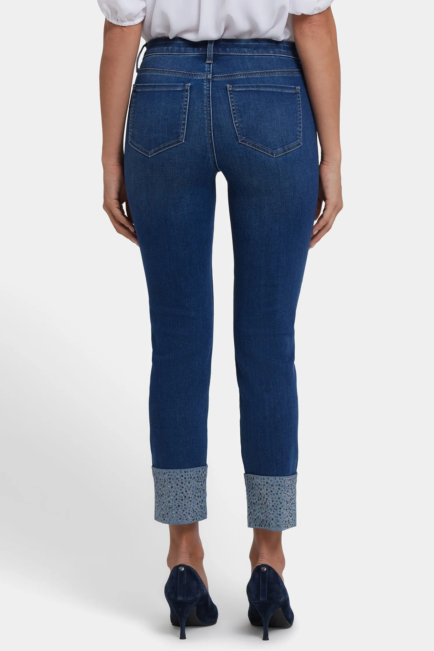 Sheri Slim Ankle Jeans In Petite - Vintage Lapis sold by NYDJ product image thumbnail 3