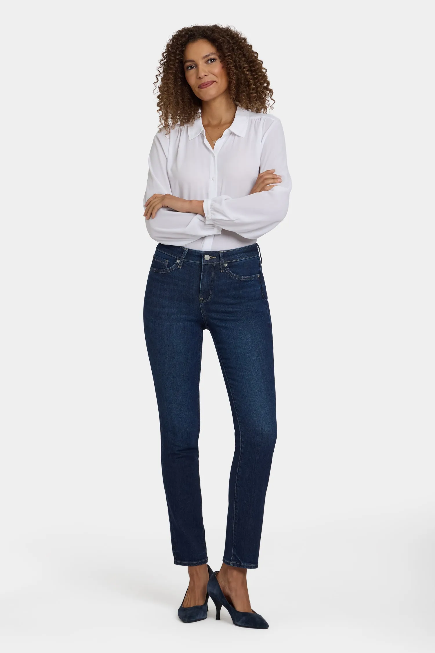 Sheri Slim Jeans - Indigo Seine sold by NYDJ