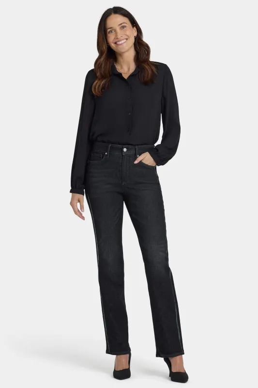Marilyn Straight Jeans In Petite - French Nightfall sold by NYDJ