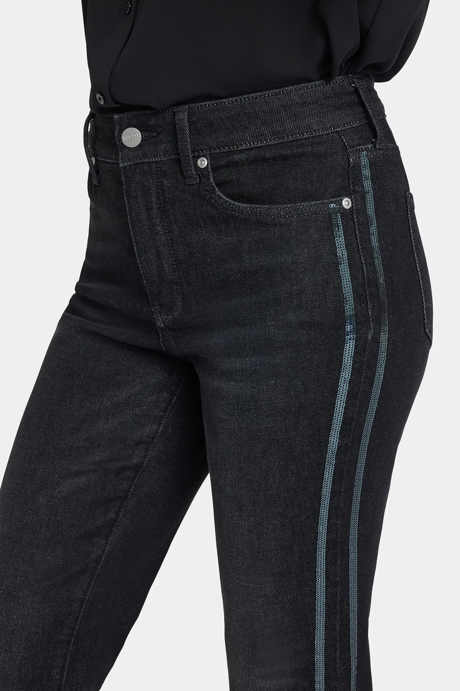 Marilyn Straight Jeans In Petite - French Nightfall sold by NYDJ product image thumbnail 2