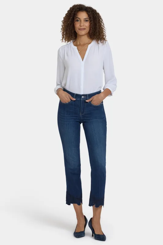 Marilyn Straight Ankle Jeans In Petite - Wonderland sold by NYDJ