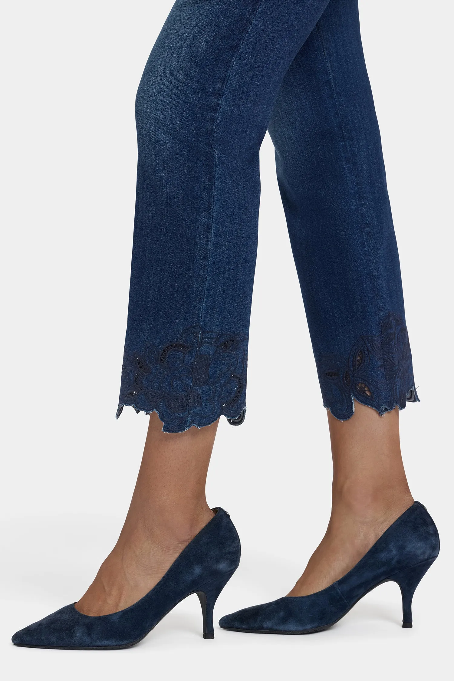 Marilyn Straight Ankle Jeans In Petite - Wonderland sold by NYDJ product image thumbnail 5
