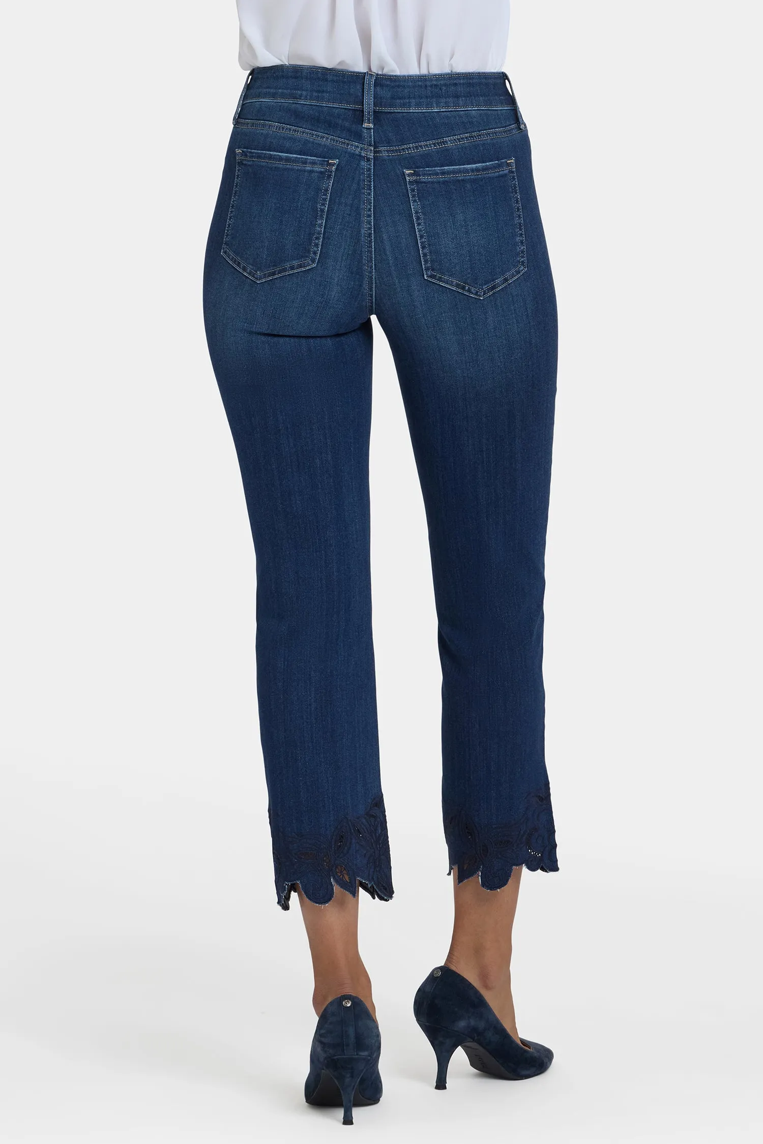 Marilyn Straight Ankle Jeans In Petite - Wonderland sold by NYDJ product image thumbnail 2