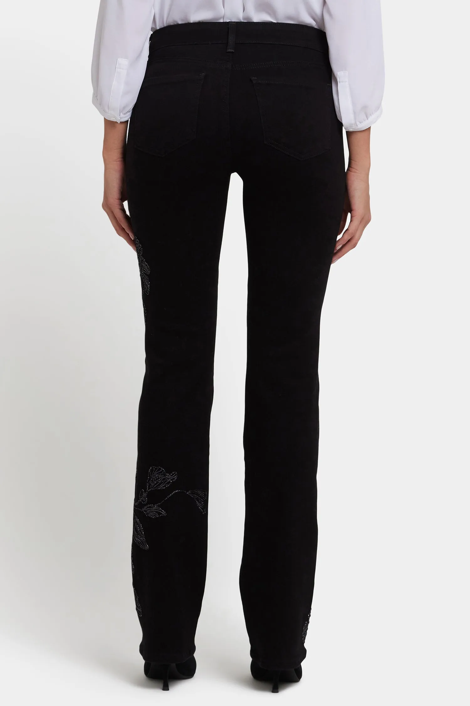 Marilyn Straight Jeans - Black Rinse sold by NYDJ product image thumbnail 2