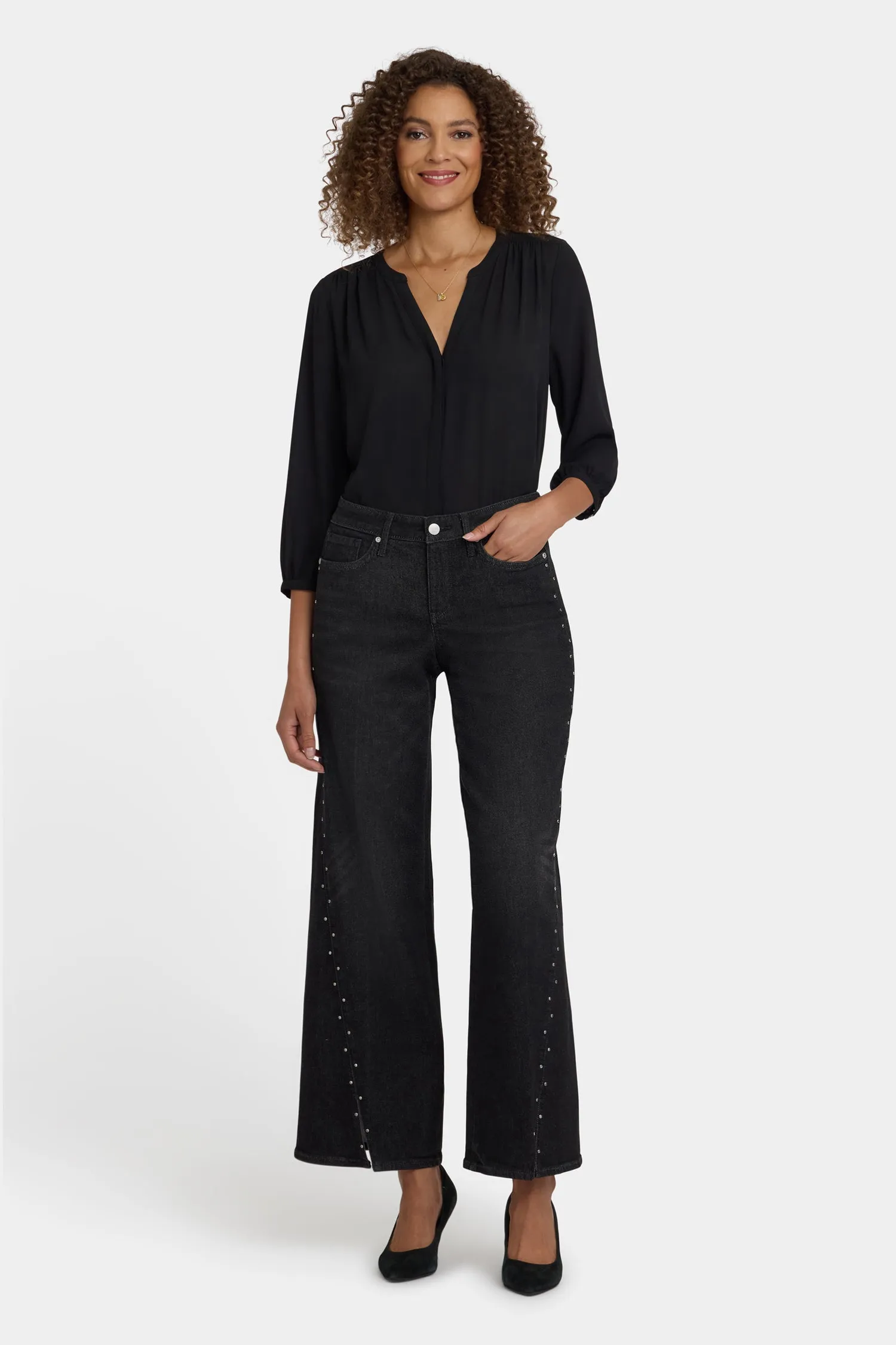 Teresa Wide Leg Jeans - French Nightfall sold by NYDJ