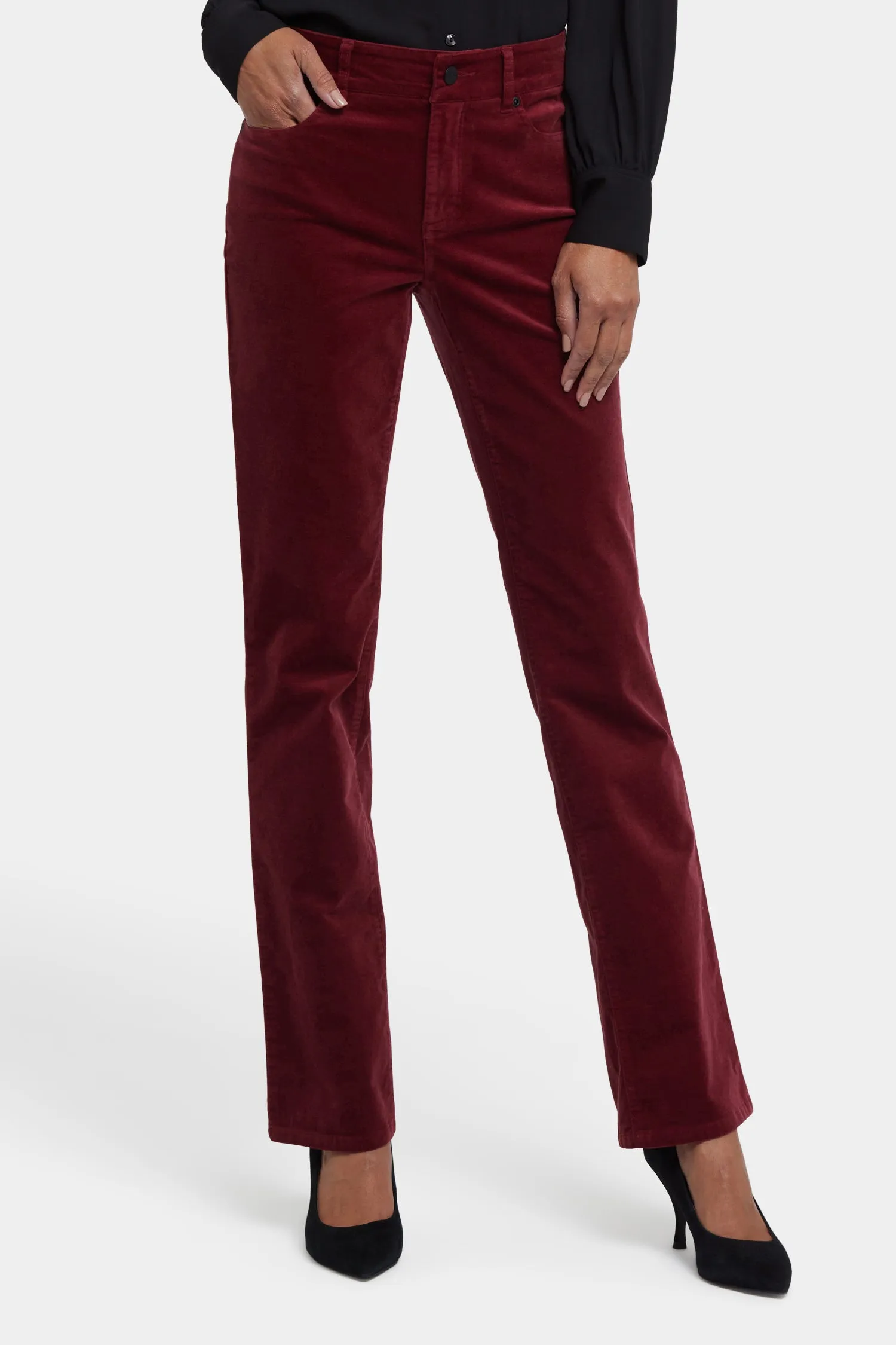 Marilyn Straight Pants - Wild Currant sold by NYDJ product image thumbnail 4