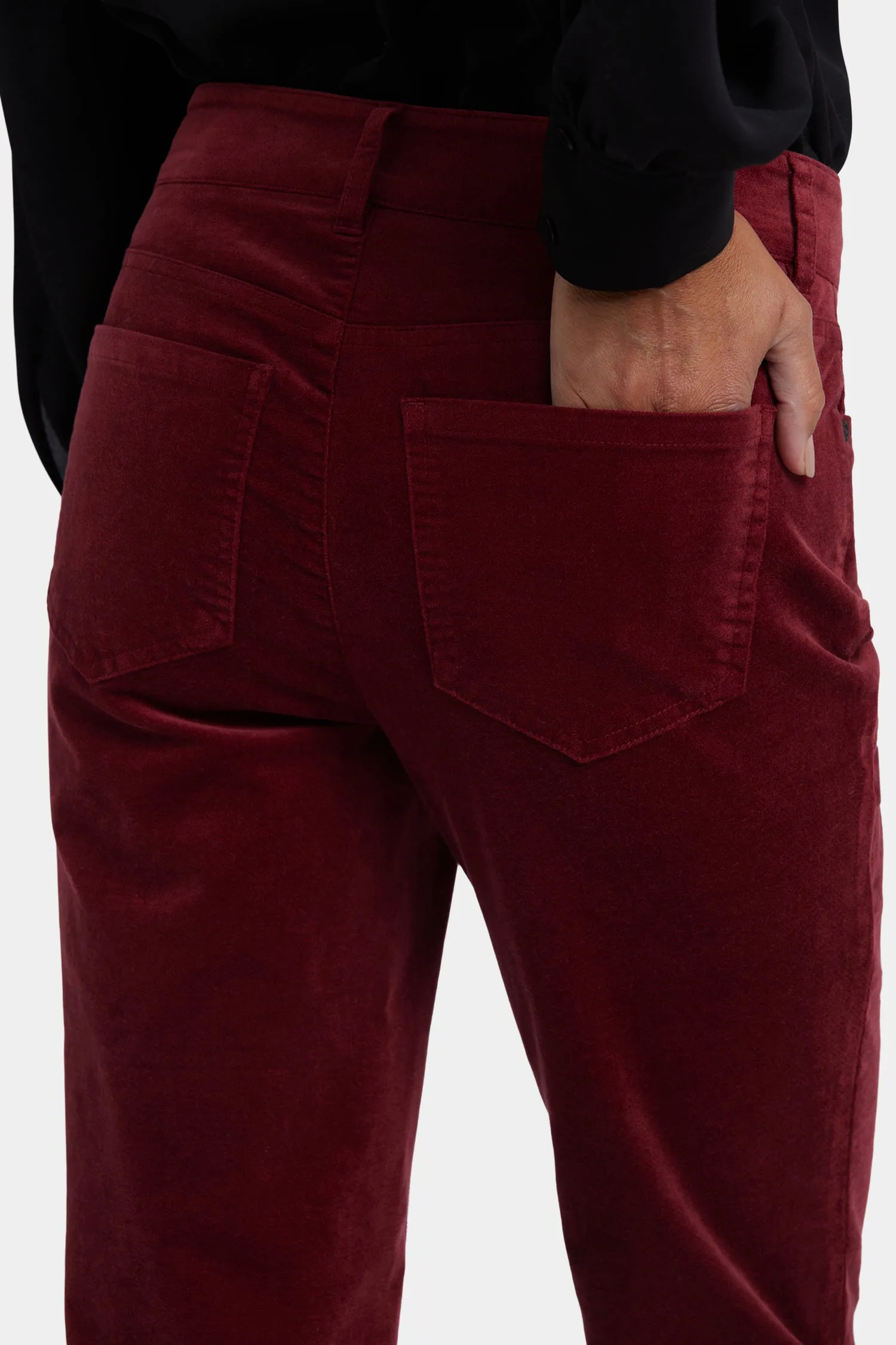 Marilyn Straight Pants - Wild Currant sold by NYDJ product image thumbnail 5