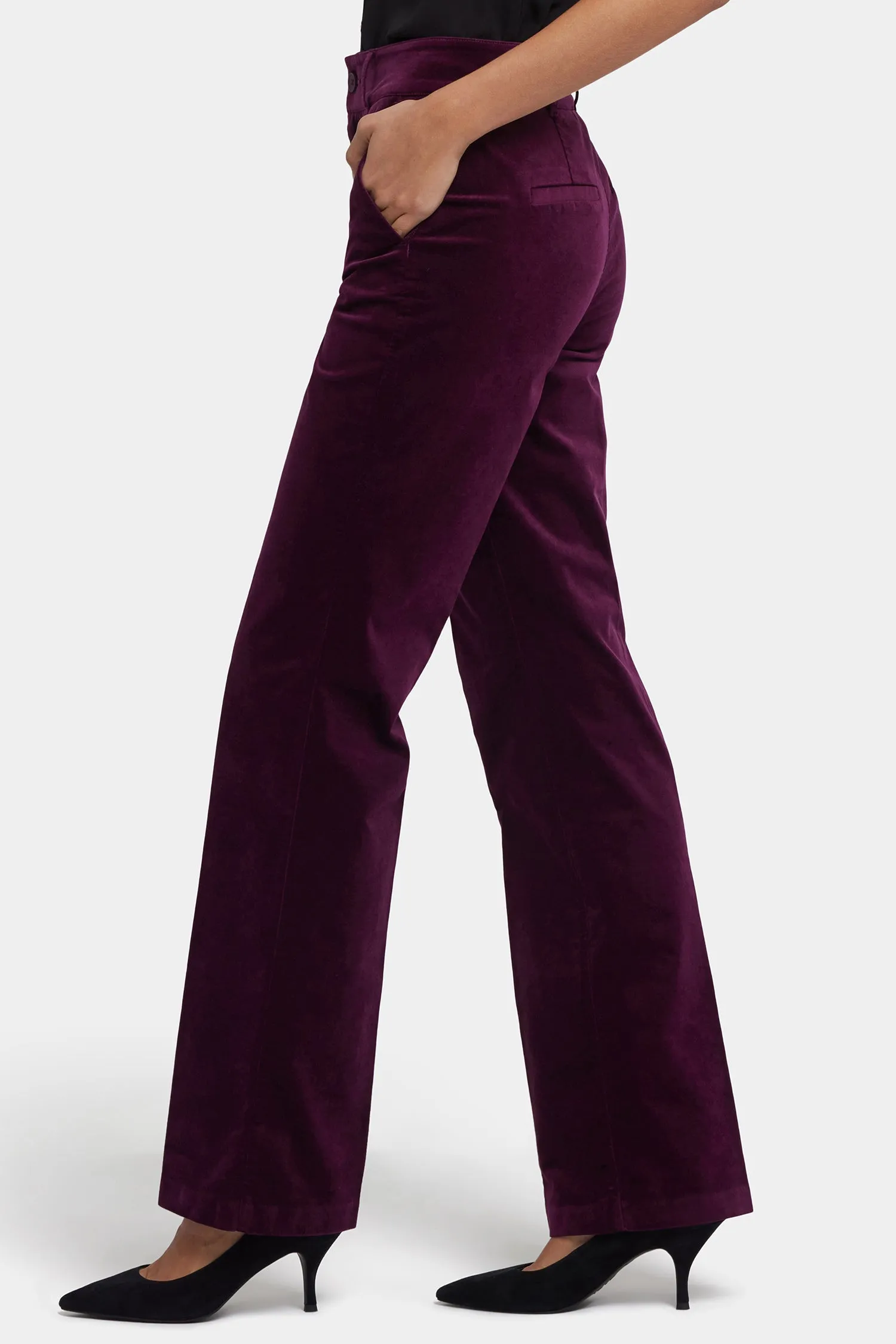 Straight Trouser Pants - Plum sold by NYDJ product image thumbnail 3