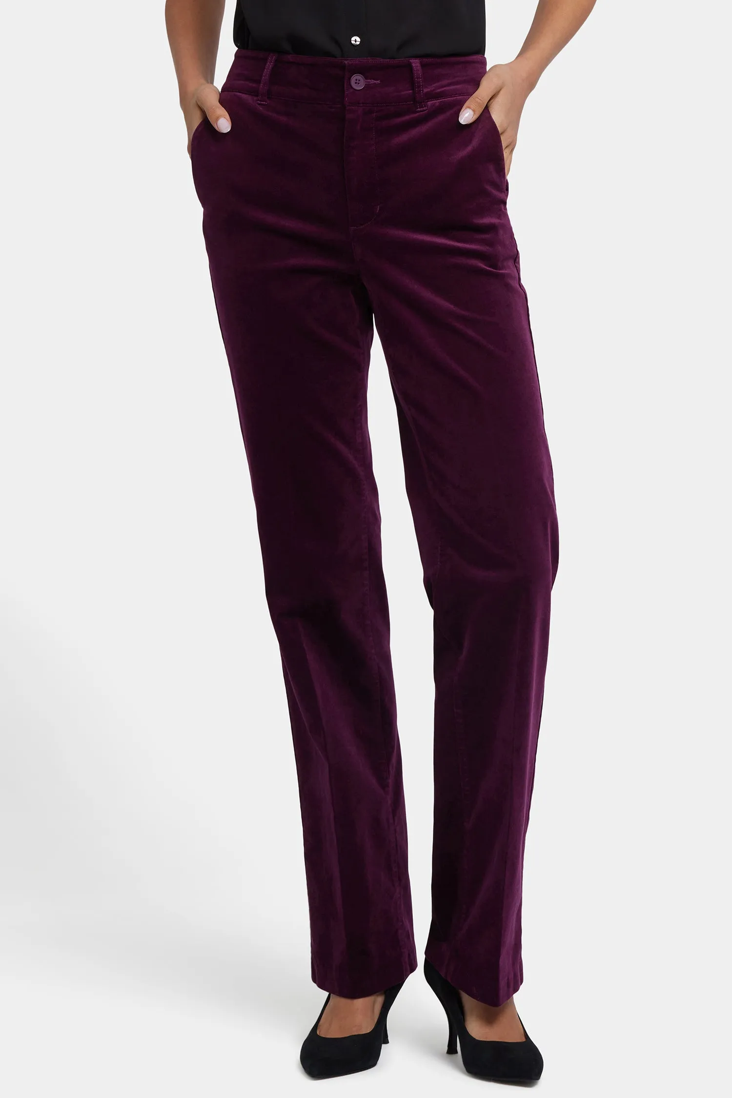 Straight Trouser Pants - Plum sold by NYDJ product image thumbnail 4