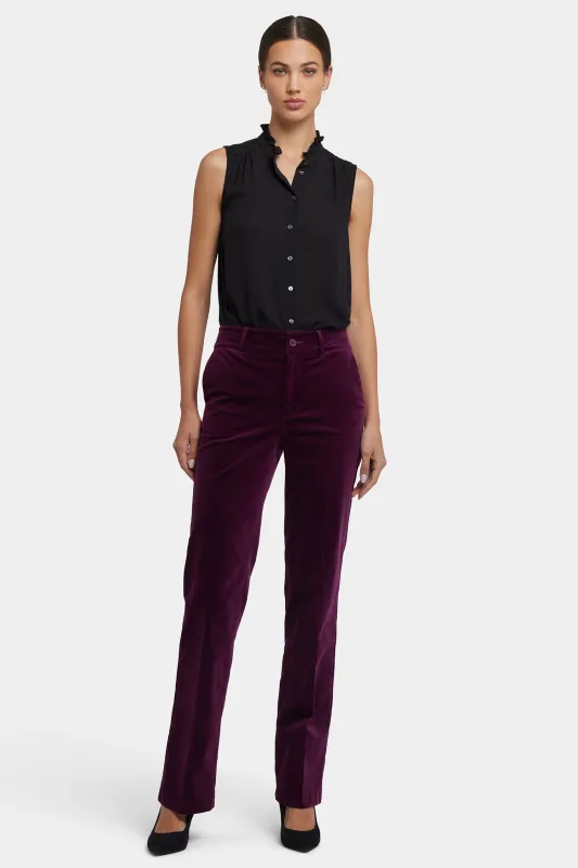 Straight Trouser Pants - Plum sold by NYDJ