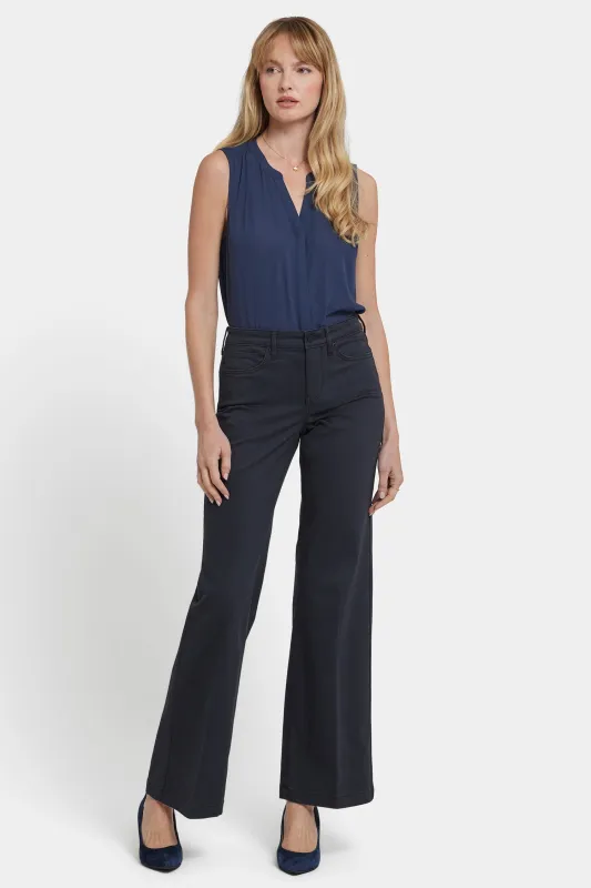 Teresa Wide Leg Jeans - Washed Black sold by NYDJ