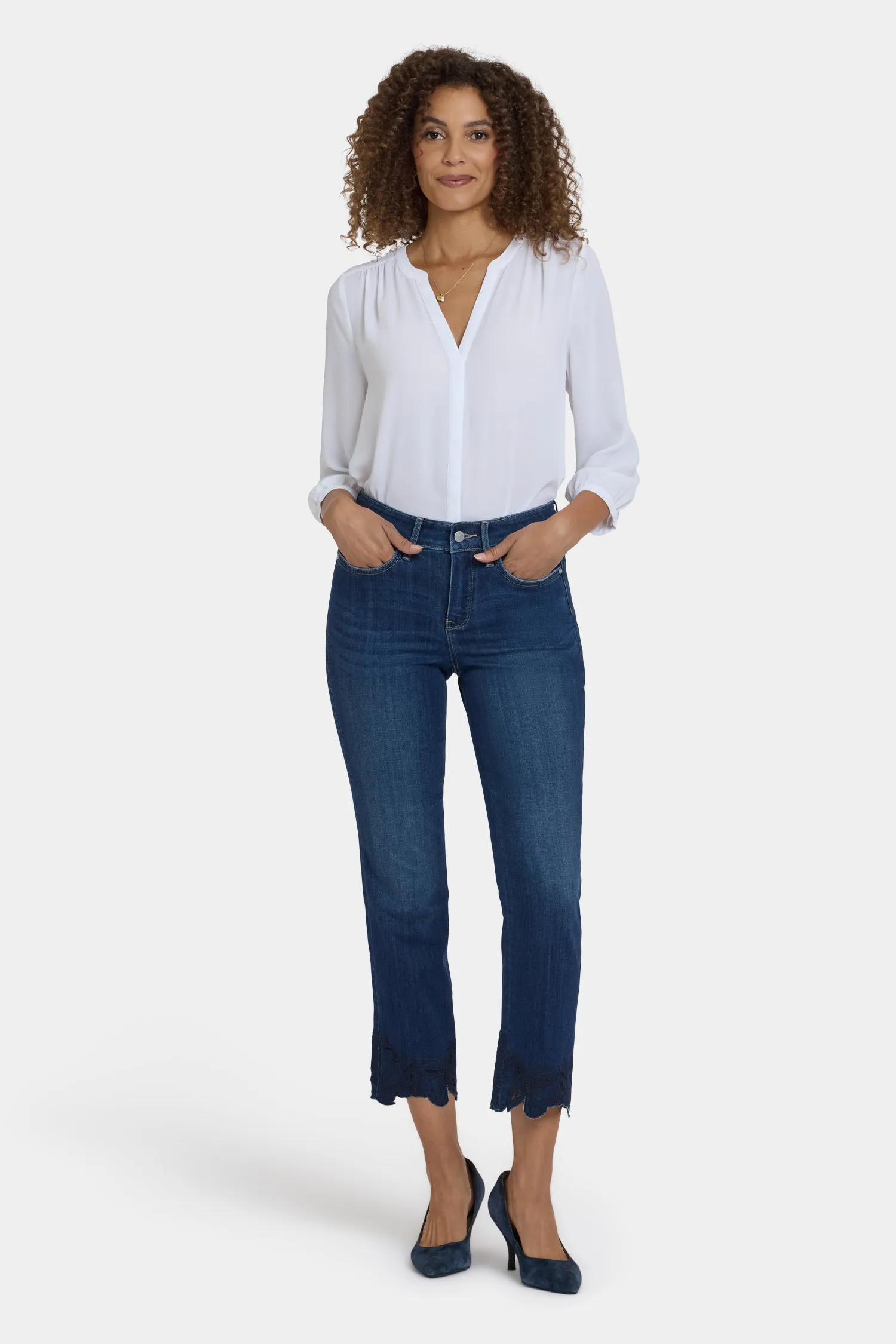 Marilyn Straight Ankle Jeans - Wonderland sold by NYDJ