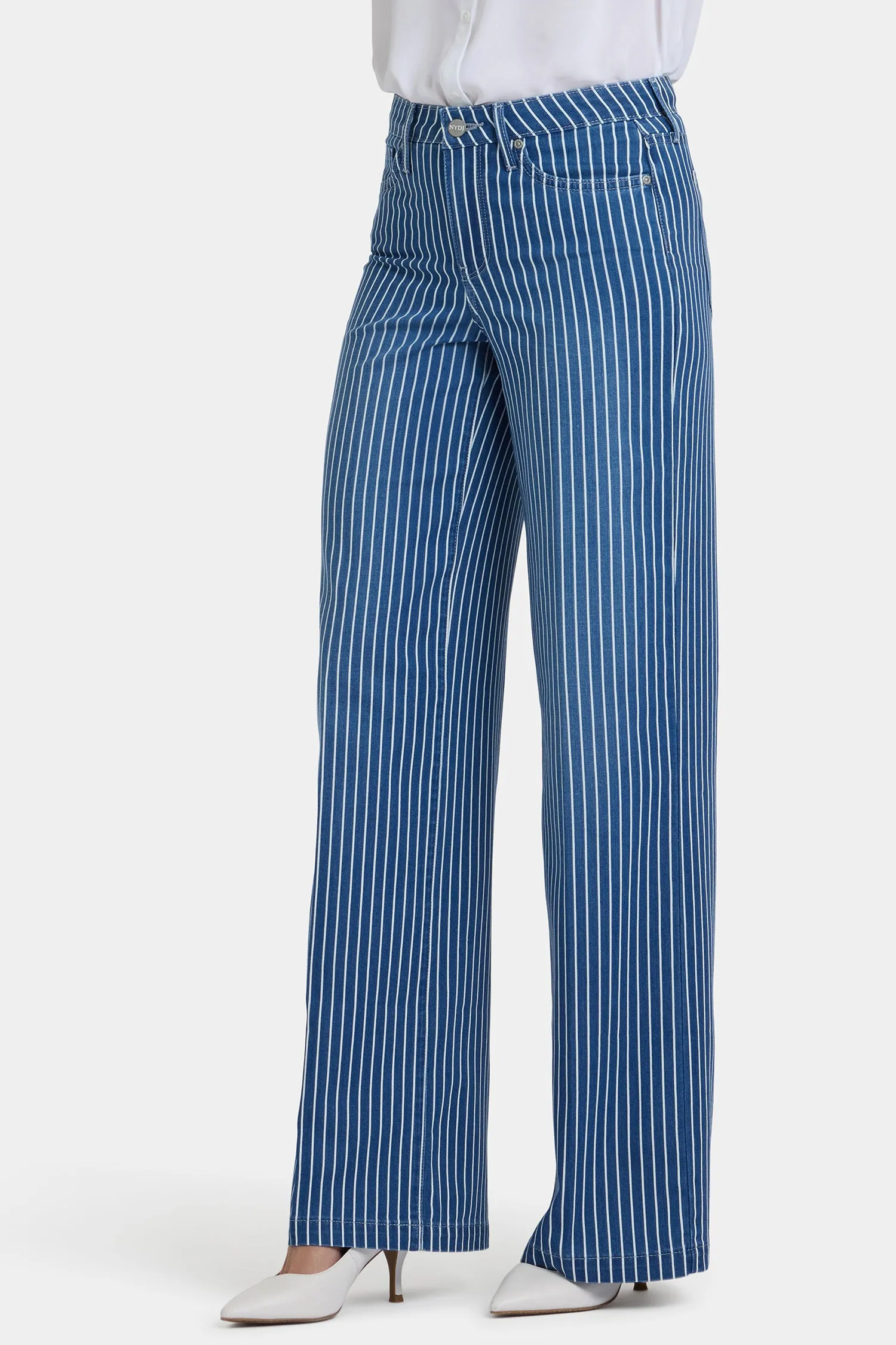 Teresa Wide Leg Jeans - Marseille Stripe sold by NYDJ product image thumbnail 3