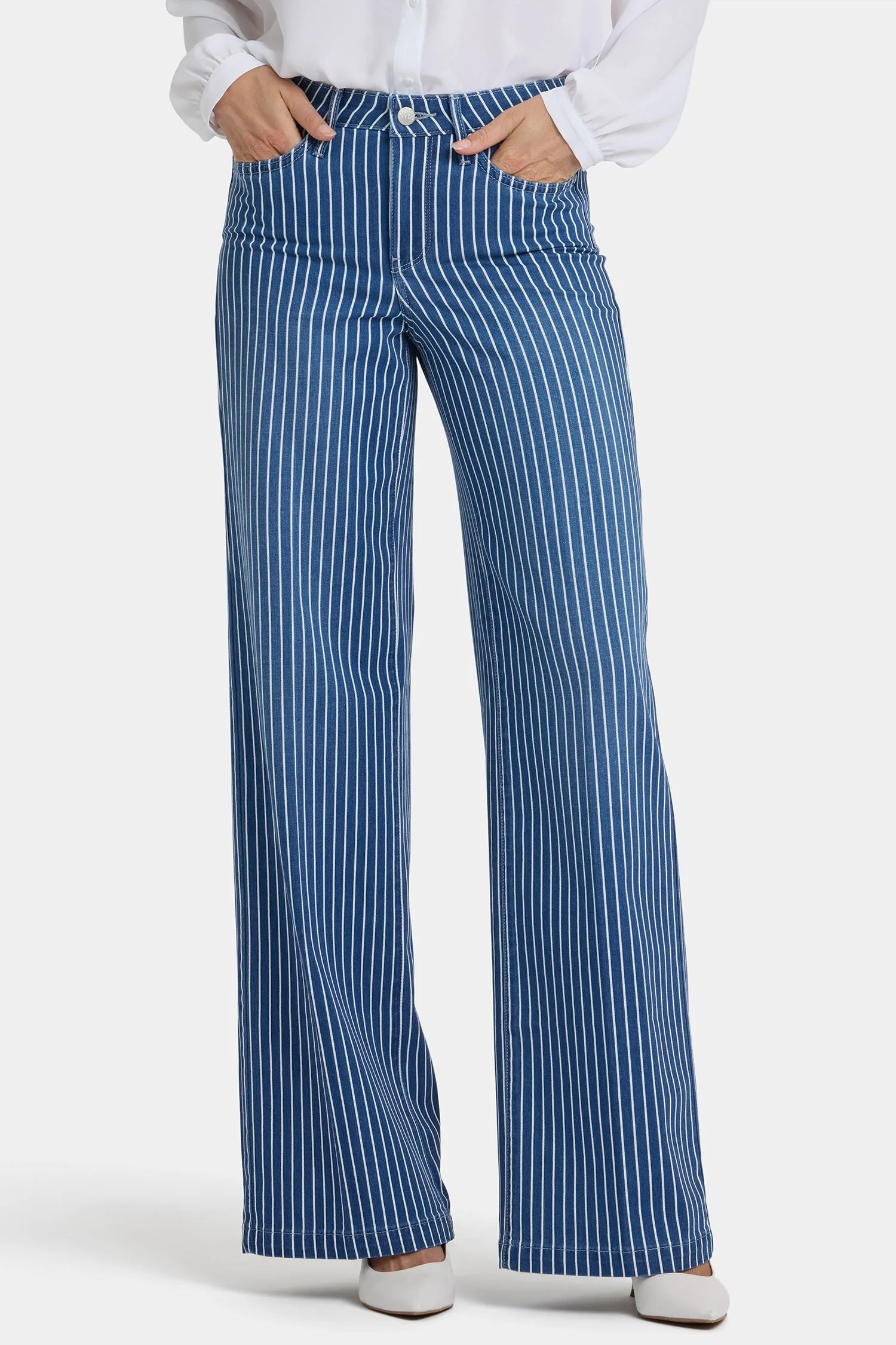Teresa Wide Leg Jeans - Marseille Stripe sold by NYDJ product image thumbnail 4