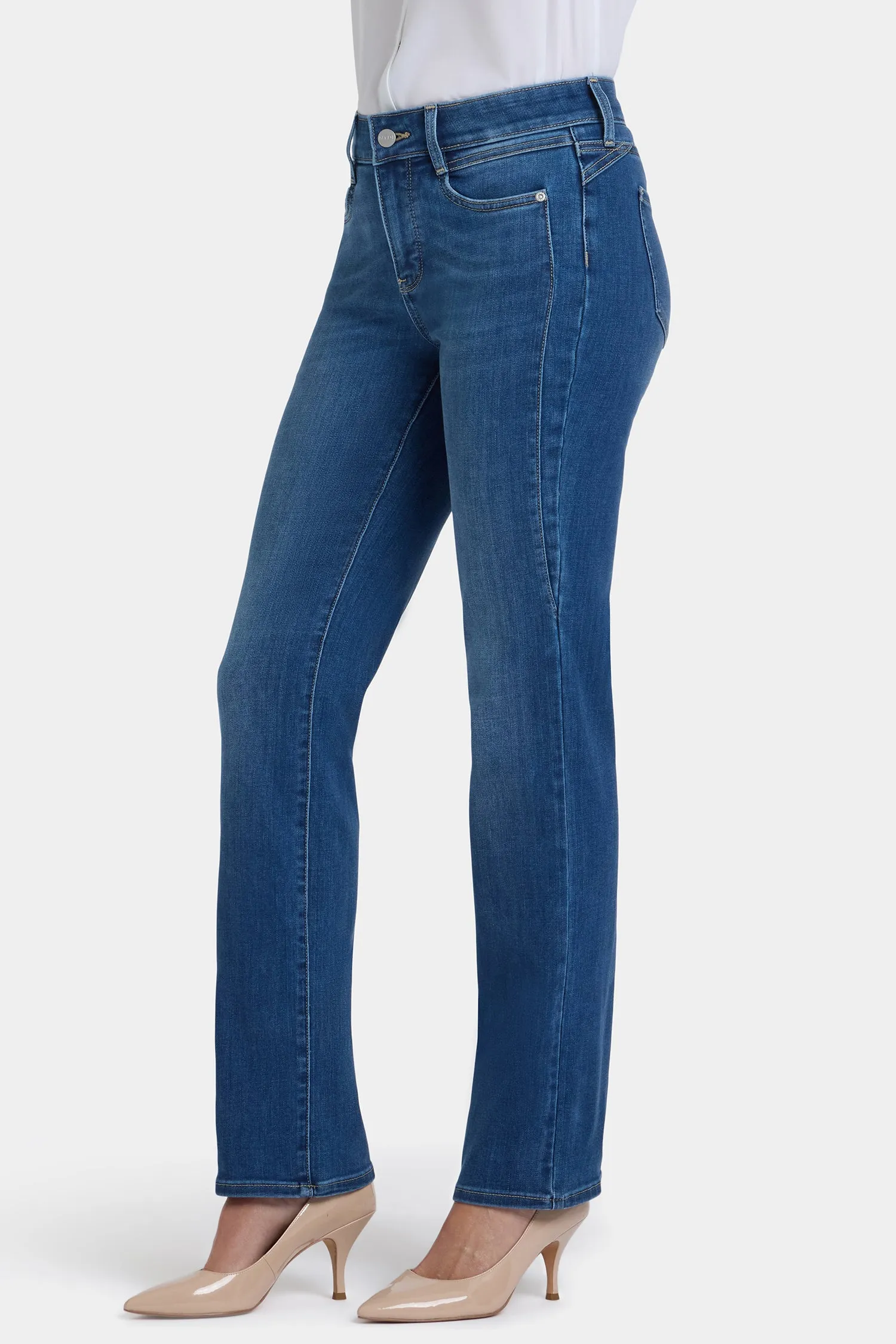 Marilyn Straight Jeans - Opera Blue sold by NYDJ product image thumbnail 3