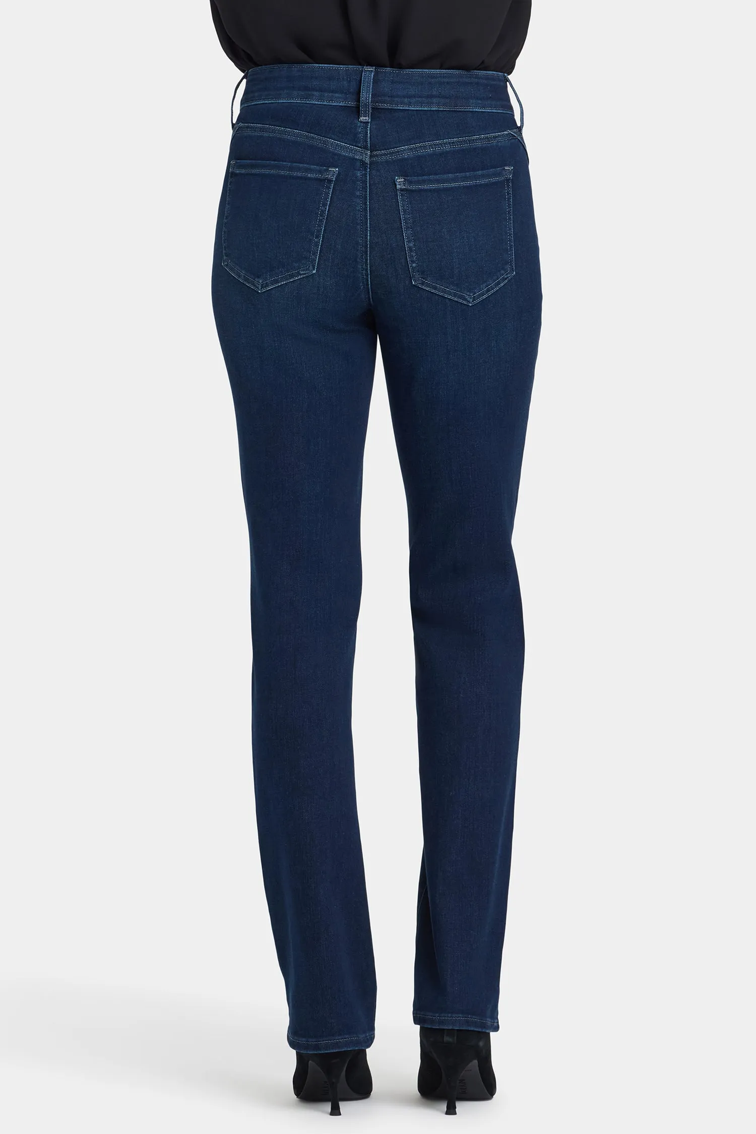 Marilyn Straight Jeans - Blackened Blue sold by NYDJ product image thumbnail 2