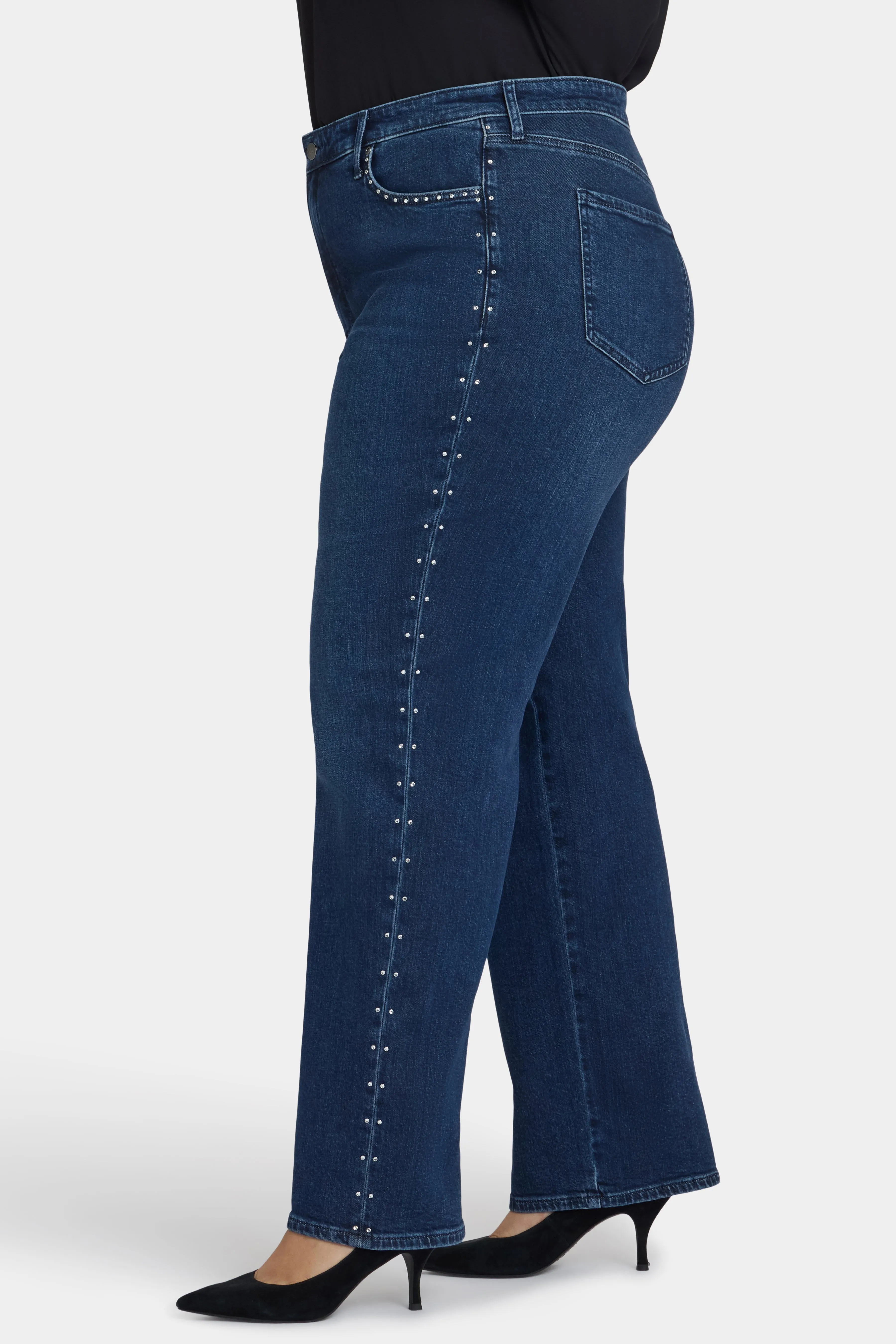 Brooke Loose Straight Jeans In Plus Size - Louvre Sapphire sold by NYDJ product image thumbnail 3