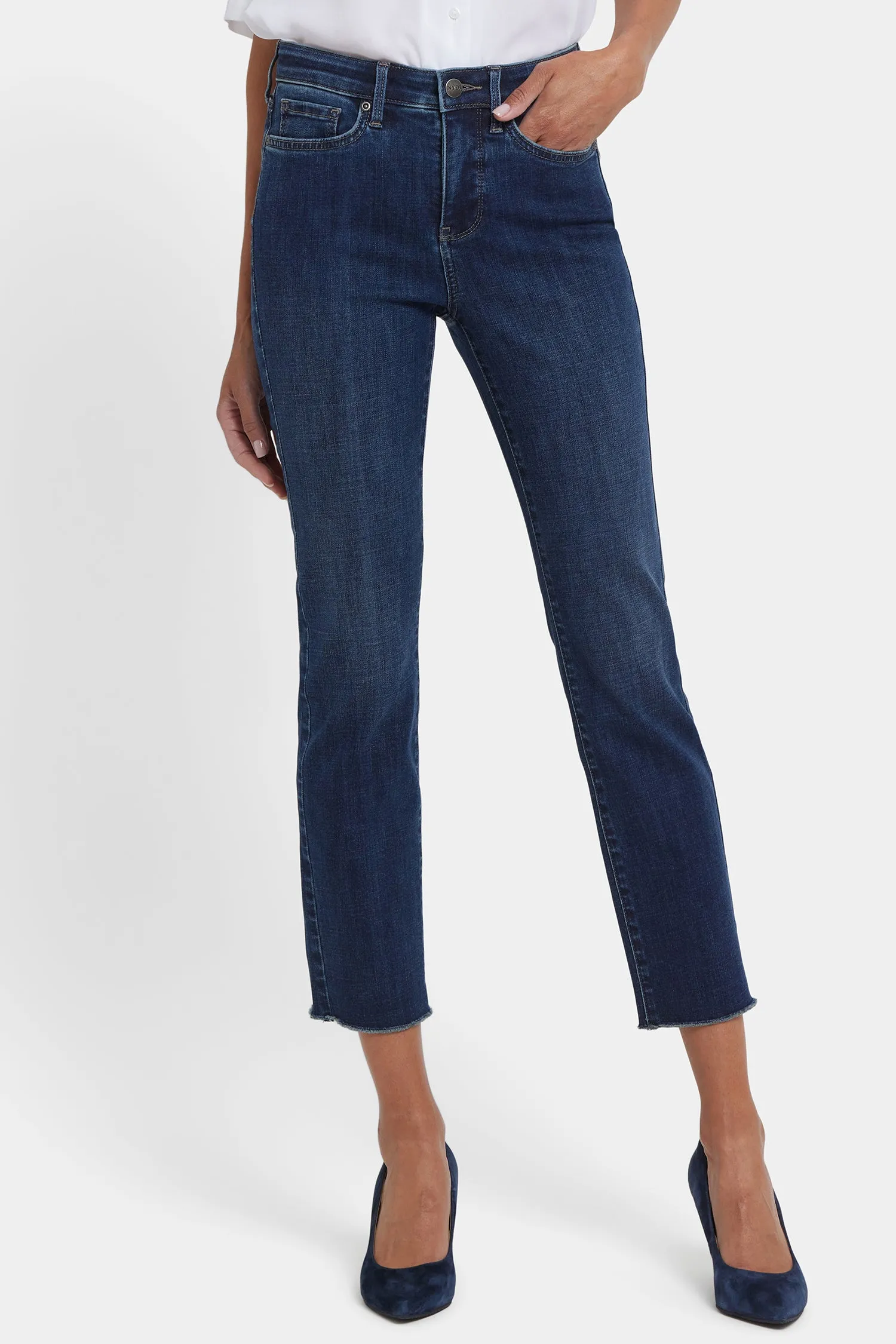 Sheri Slim Ankle Jeans In Petite - Louvre Sapphire sold by NYDJ product image thumbnail 4