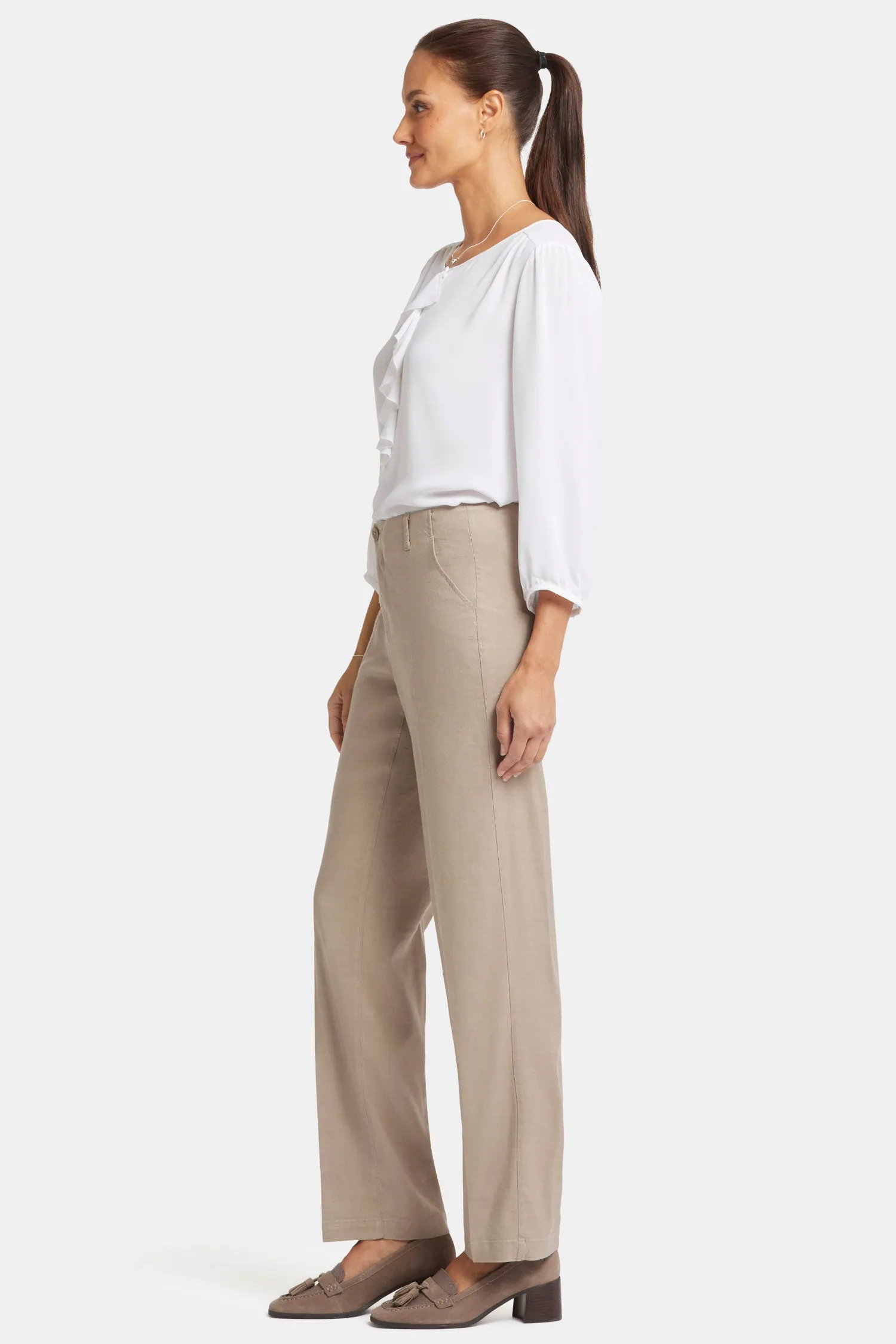 Marilyn Straight Pants - Saddlewood sold by NYDJ product image thumbnail 5