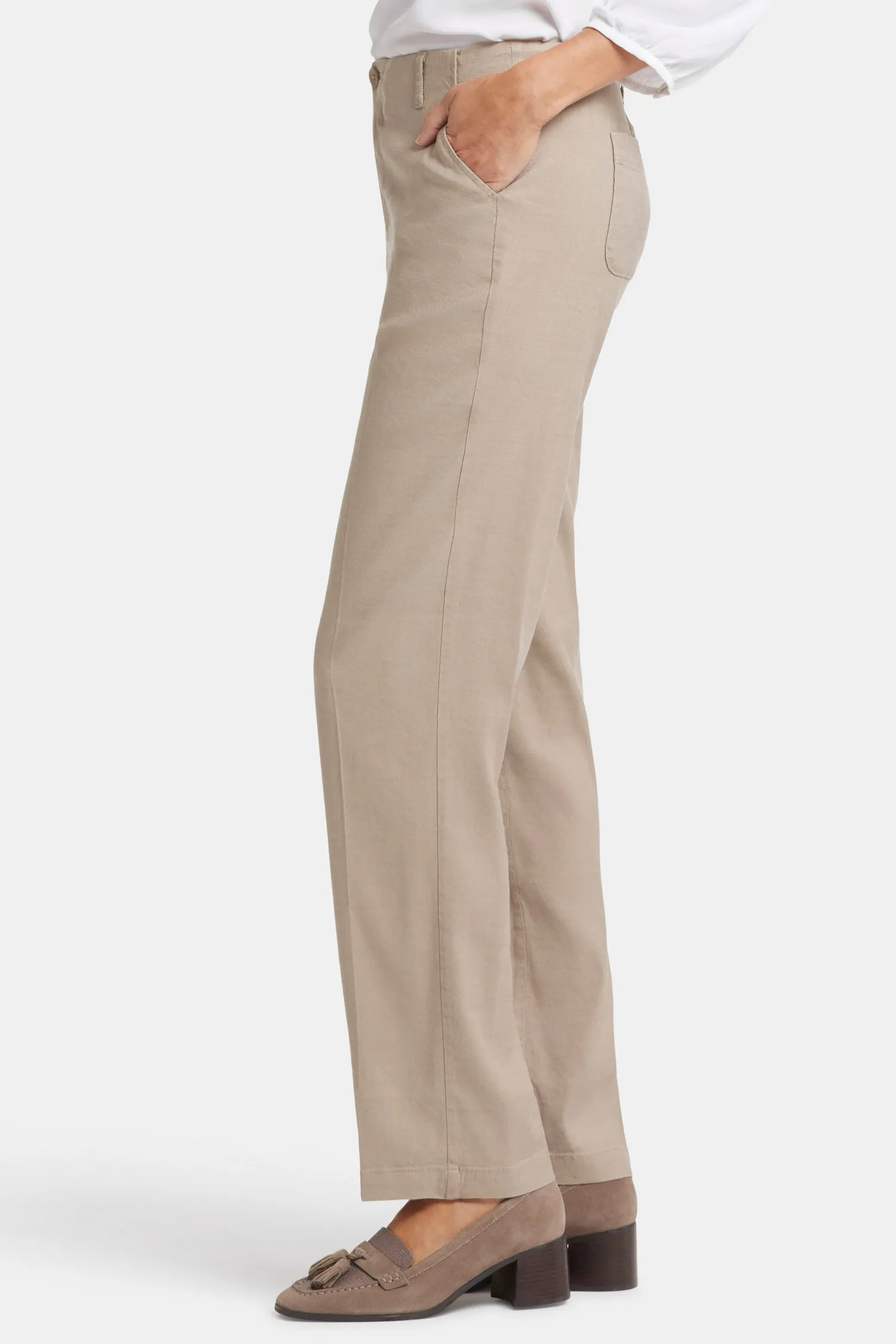 Marilyn Straight Pants - Saddlewood sold by NYDJ product image thumbnail 3