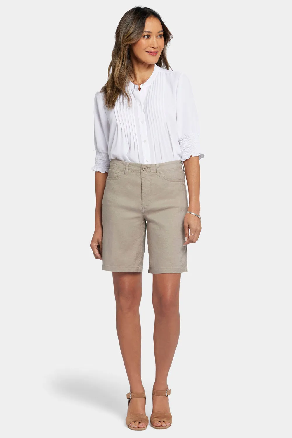5 Pocket Bermuda Shorts - Saddlewood sold by NYDJ