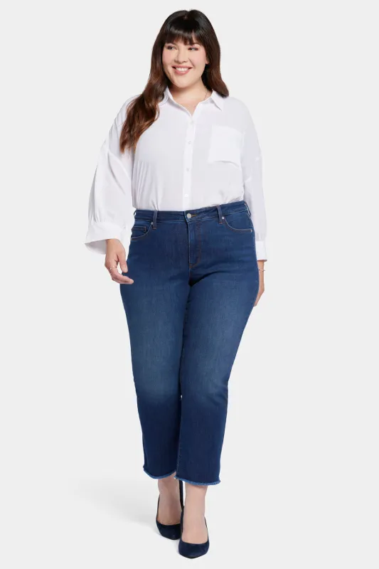 Barbara Bootcut Ankle Jeans In Plus Size - Gold Coast sold by NYDJ
