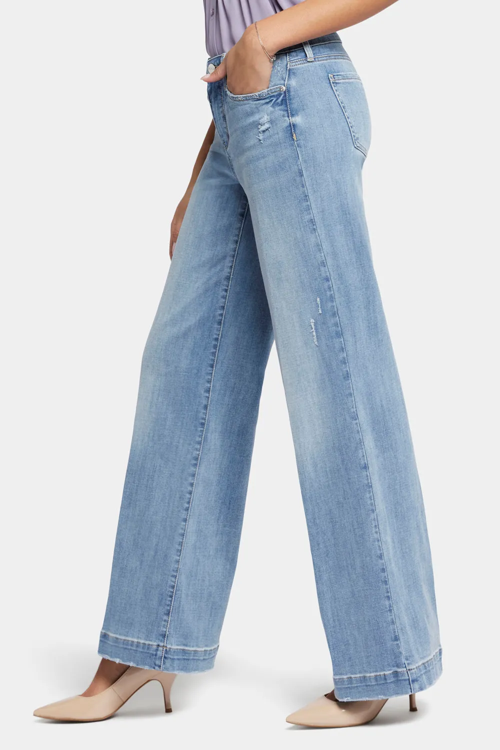 Teresa Wide Leg Jeans - Lakefront sold by NYDJ product image thumbnail 3