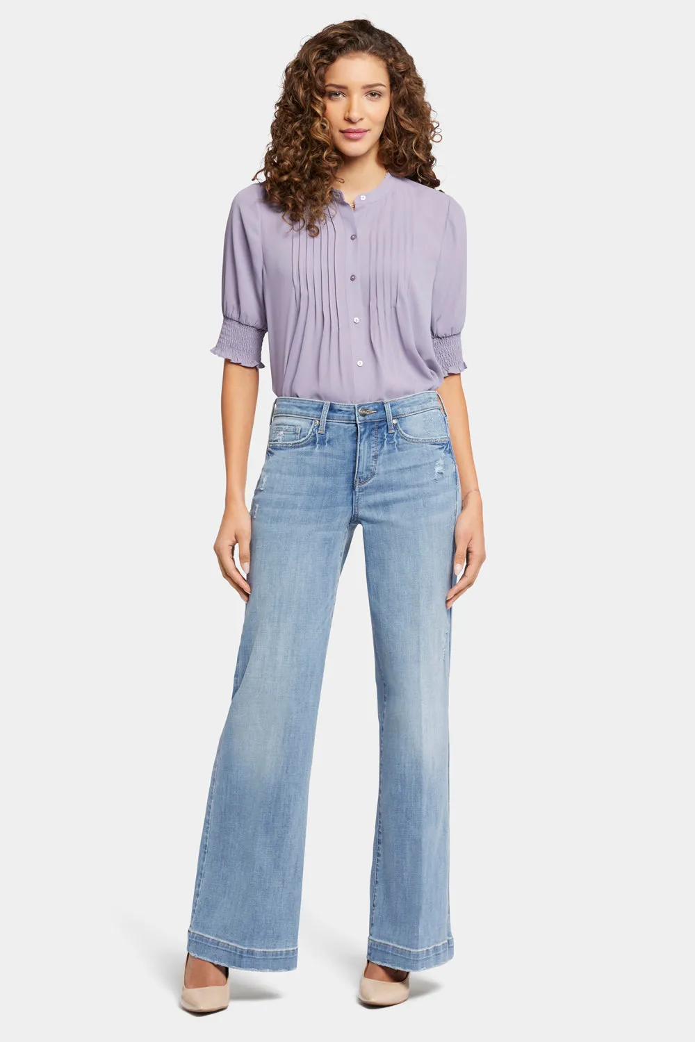 Teresa Wide Leg Jeans - Lakefront sold by NYDJ product image thumbnail 4