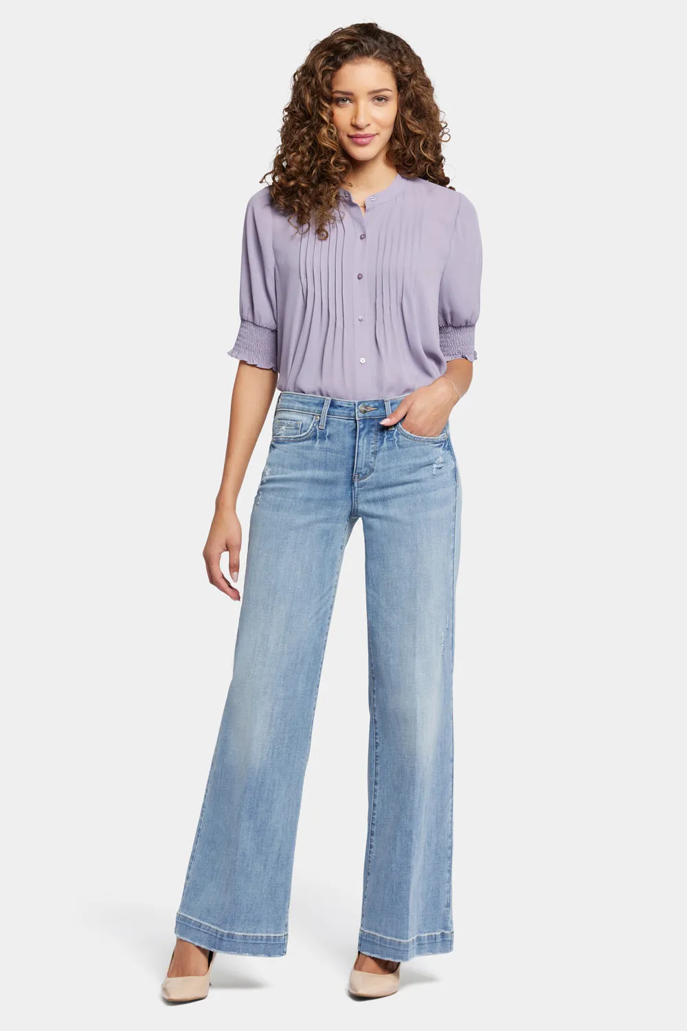 Teresa Wide Leg Jeans - Lakefront sold by NYDJ