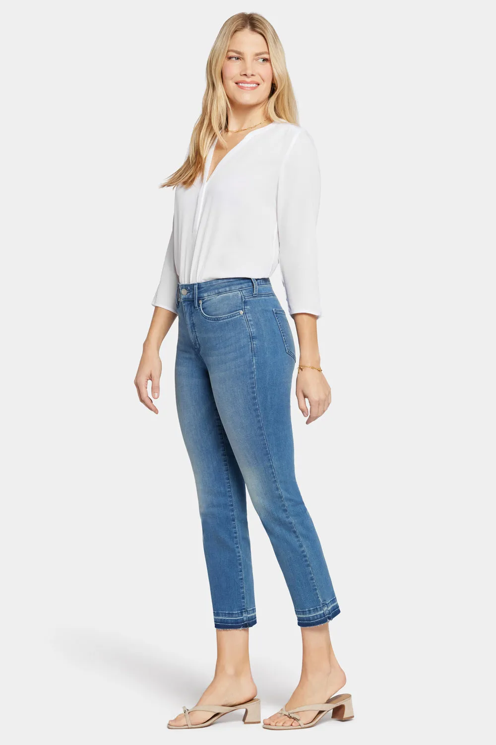 Marilyn Straight Ankle Jeans In Petite - Stunning sold by NYDJ product image thumbnail 5