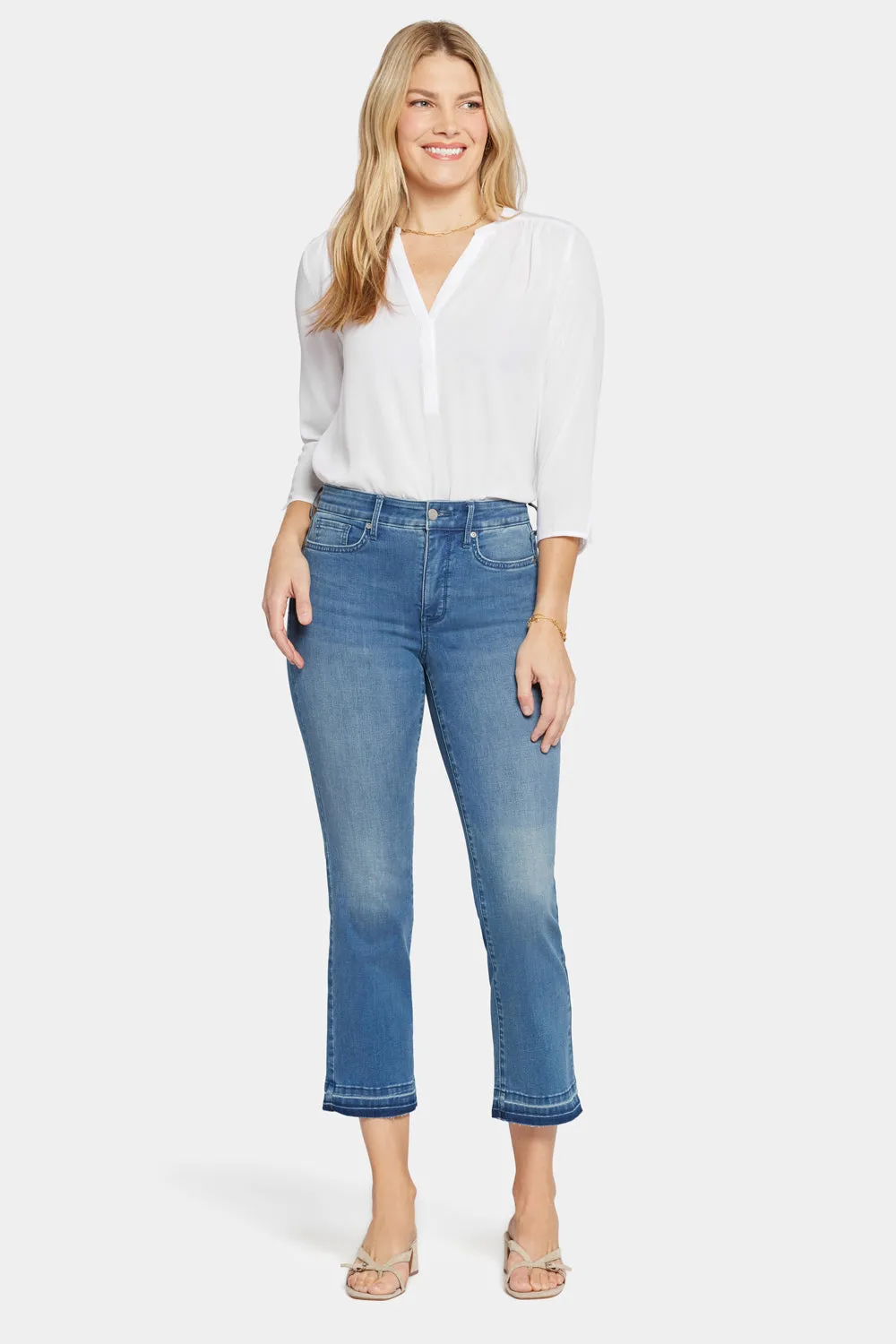 Marilyn Straight Ankle Jeans In Petite - Stunning sold by NYDJ product image thumbnail 4