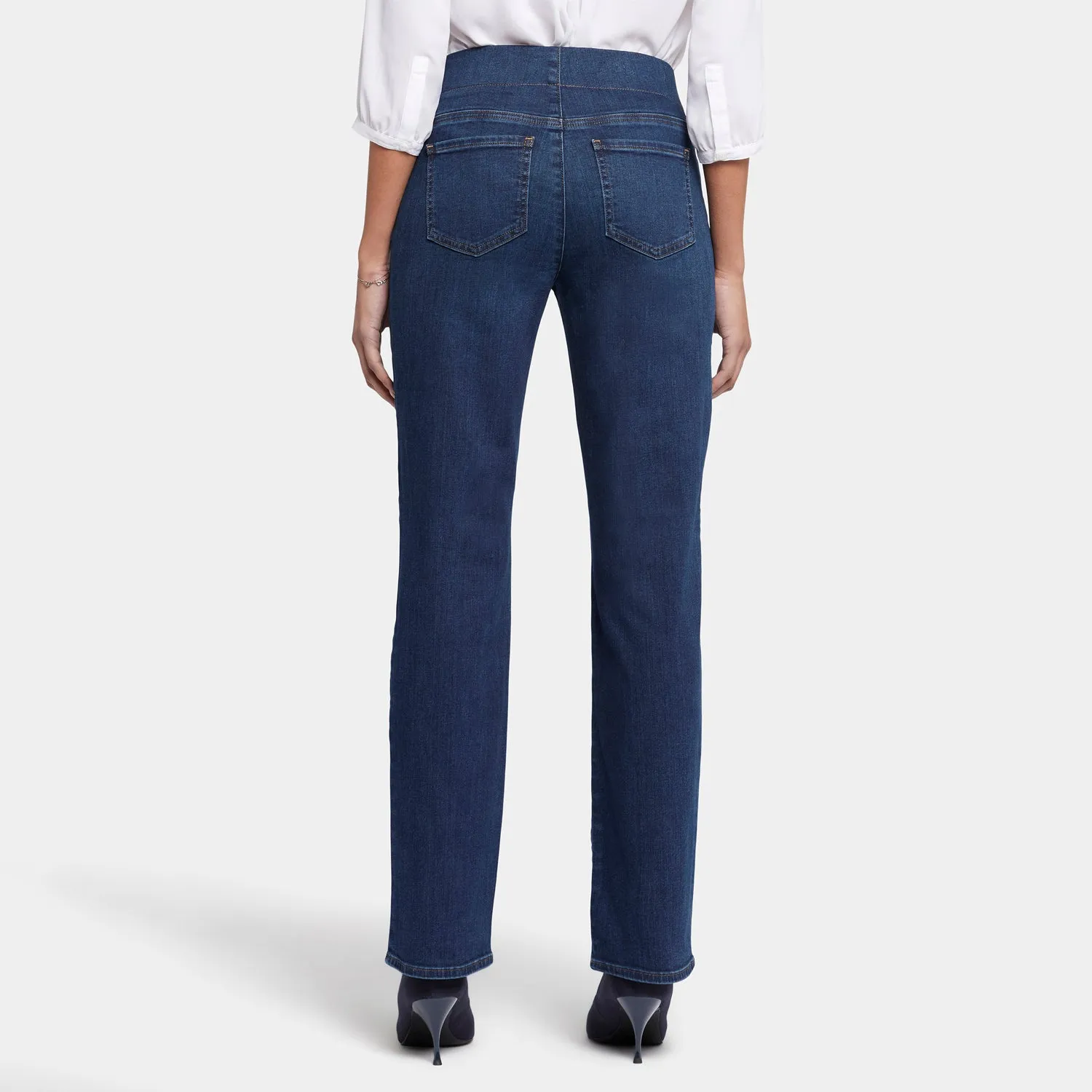 Bailey Relaxed Straight Pull-On Jeans - Palace sold by NYDJ product image thumbnail 2