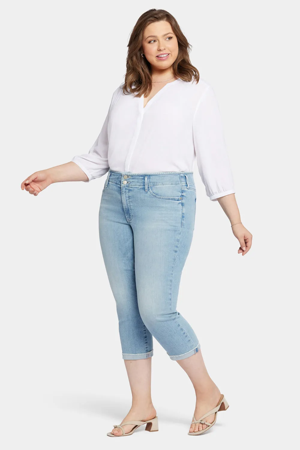 Chloe Capri Jeans In Plus Size - Promise sold by NYDJ product image thumbnail 5