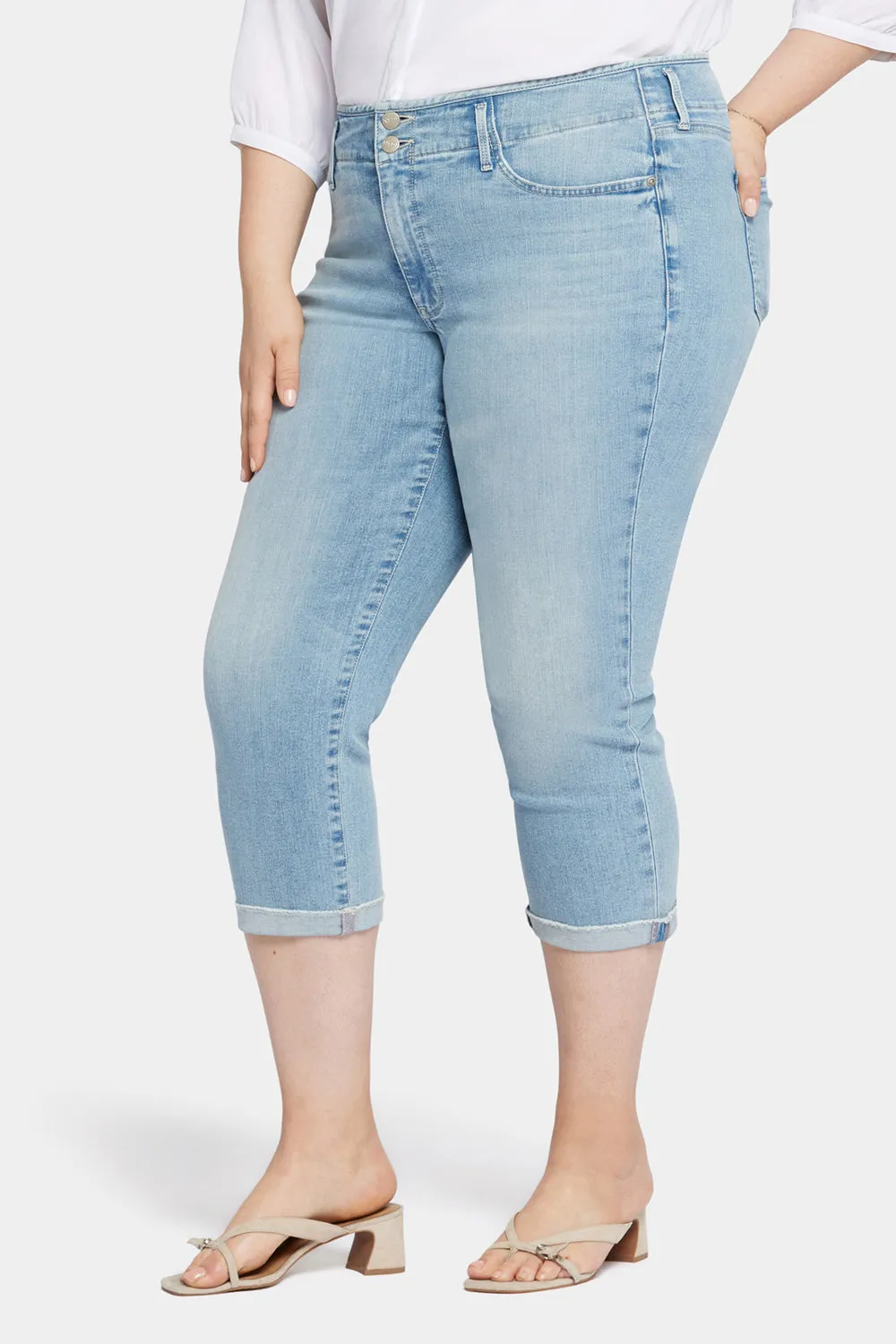 Chloe Capri Jeans In Plus Size - Promise sold by NYDJ product image thumbnail 3
